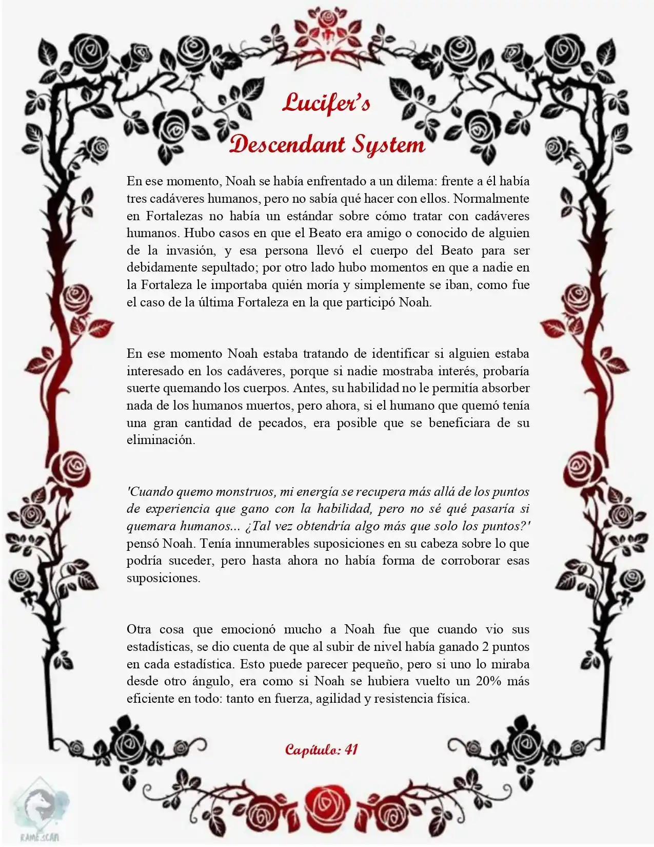 Lucifer's Descendant System (Novela) - Capítulo 41 - Página 2 - LectorTMOo