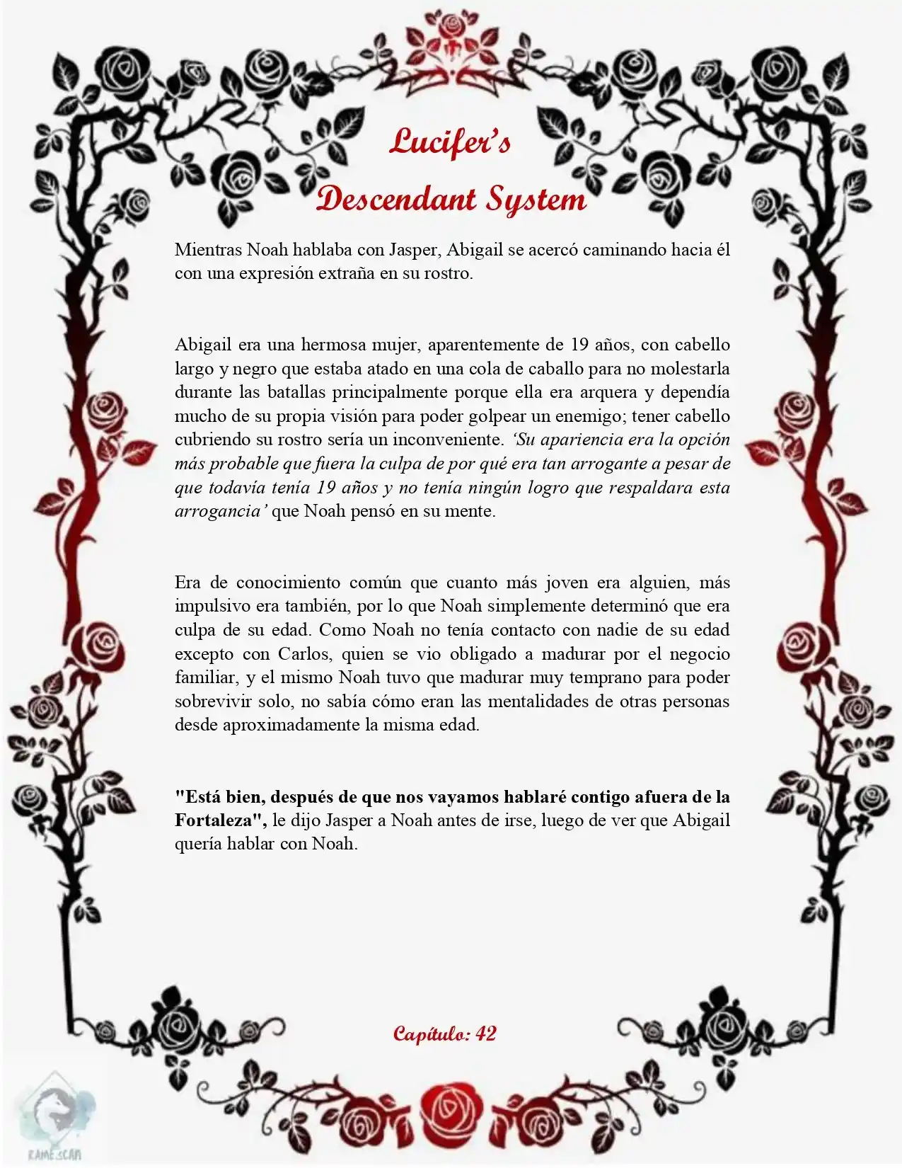Lucifer's Descendant System (Novela) - Capítulo 42 - Página 2 - LectorTMOo