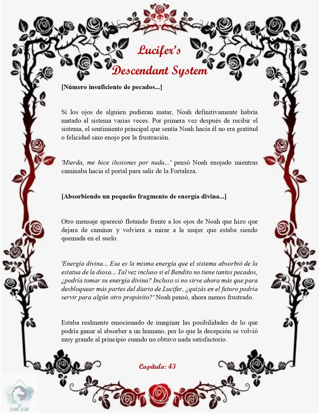 Lucifer's Descendant System (Novela) - Capítulo 43 - Página 2 - LectorTMOo