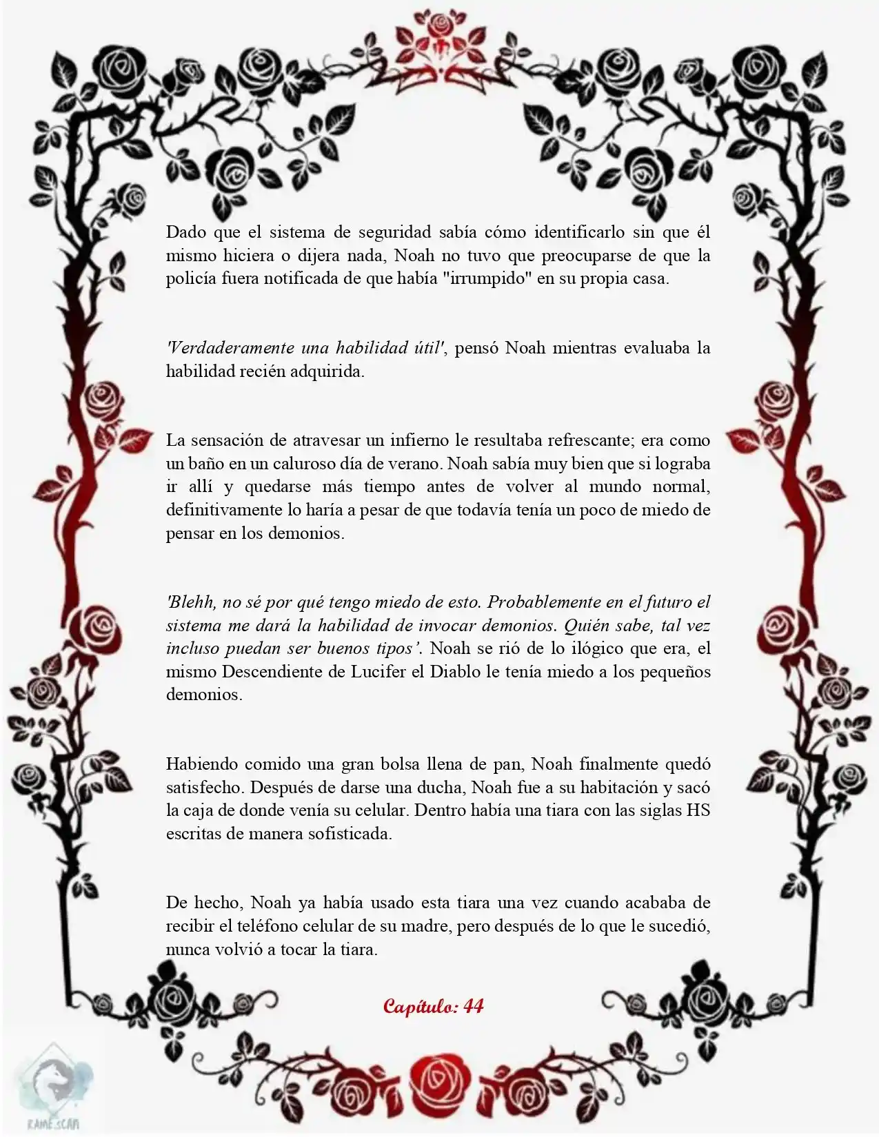 Lucifer's Descendant System (Novela) - Capítulo 44 - Página 6 - LectorTMOo