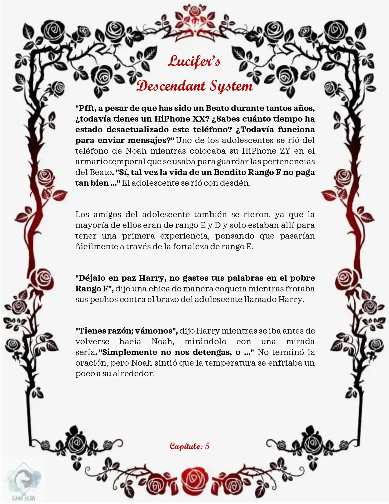 Lucifer's Descendant System (Novela) - Capítulo 5 - Página 2 - LectorTMOo