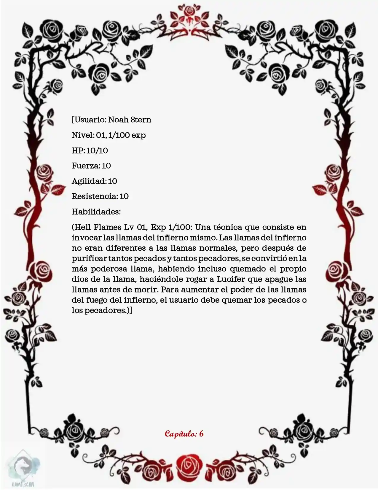 Lucifer's Descendant System (Novela) - Capítulo 6 - Página 8 - LectorTMOo