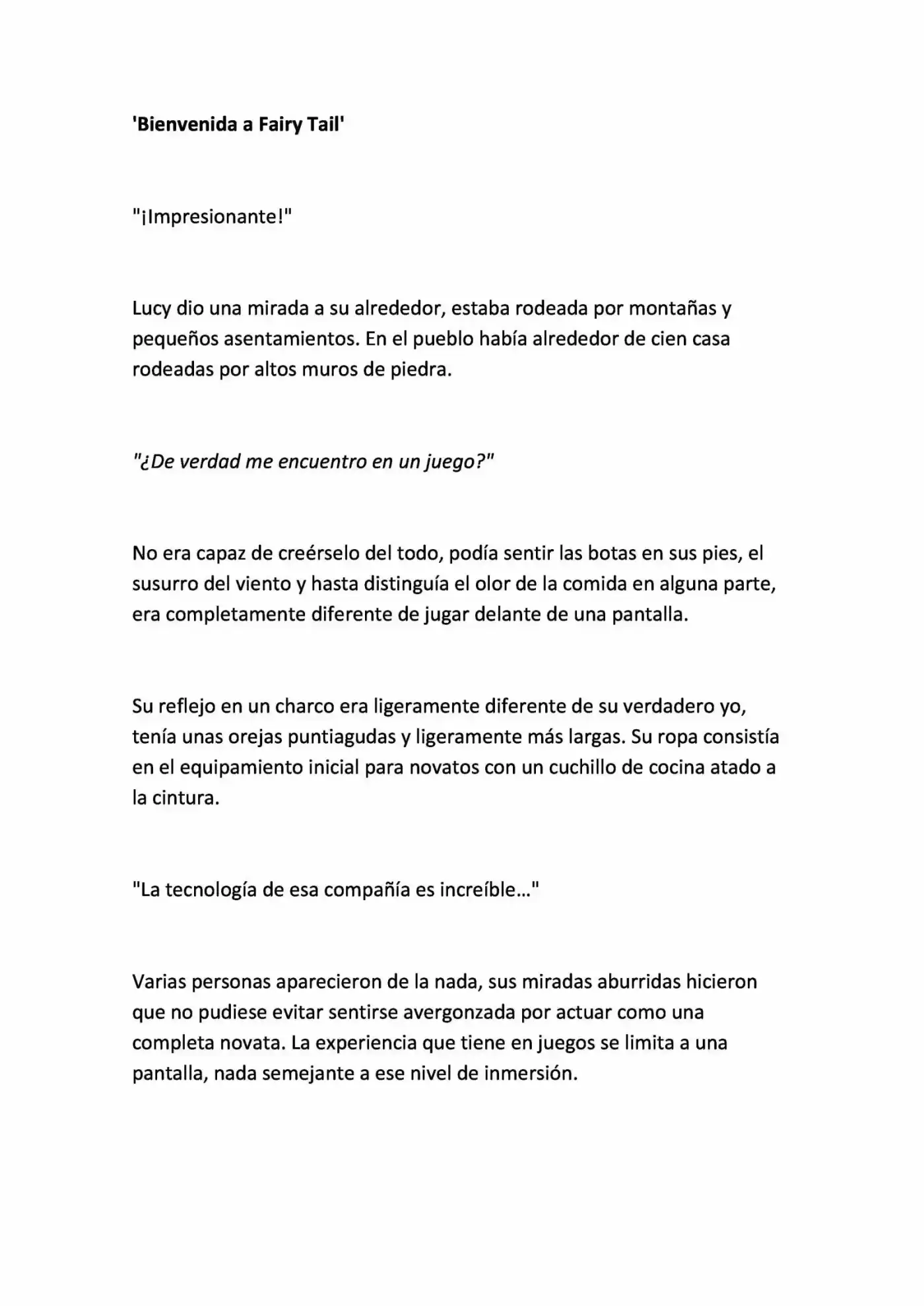 Lucy Heartfilia, La Nueva Gobernante (Un Fanfic De Fairy Tail) (Novela) - Capítulo 1 - Página 5 - LectorTMOo