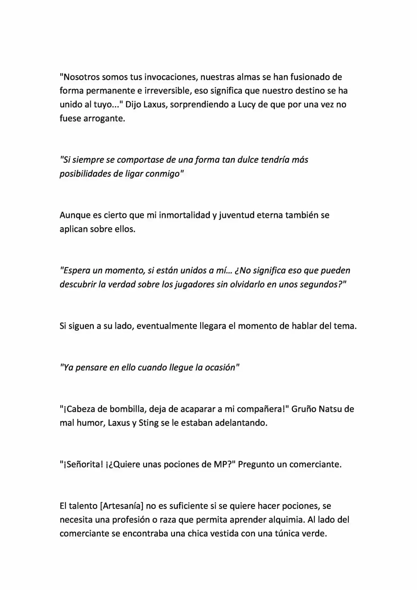 Lucy Heartfilia, La Nueva Gobernante (Un Fanfic De Fairy Tail) (Novela) - Capítulo 2 - Página 10 - LectorTMOo