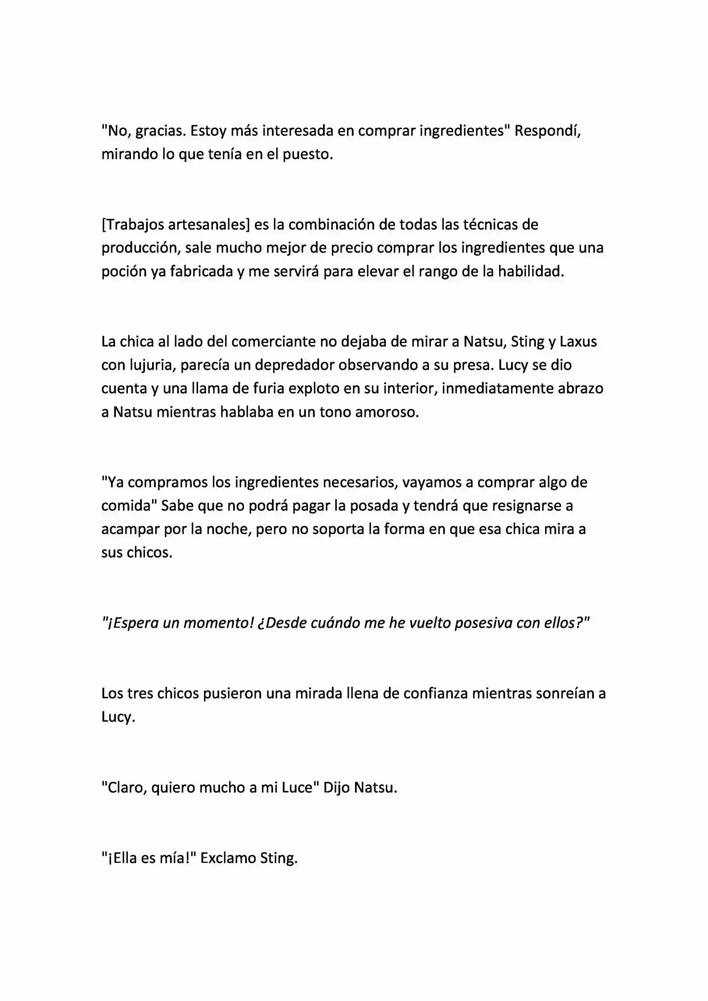 Lucy Heartfilia, La Nueva Gobernante (Un Fanfic De Fairy Tail) (Novela) - Capítulo 2 - Página 11 - LectorTMOo