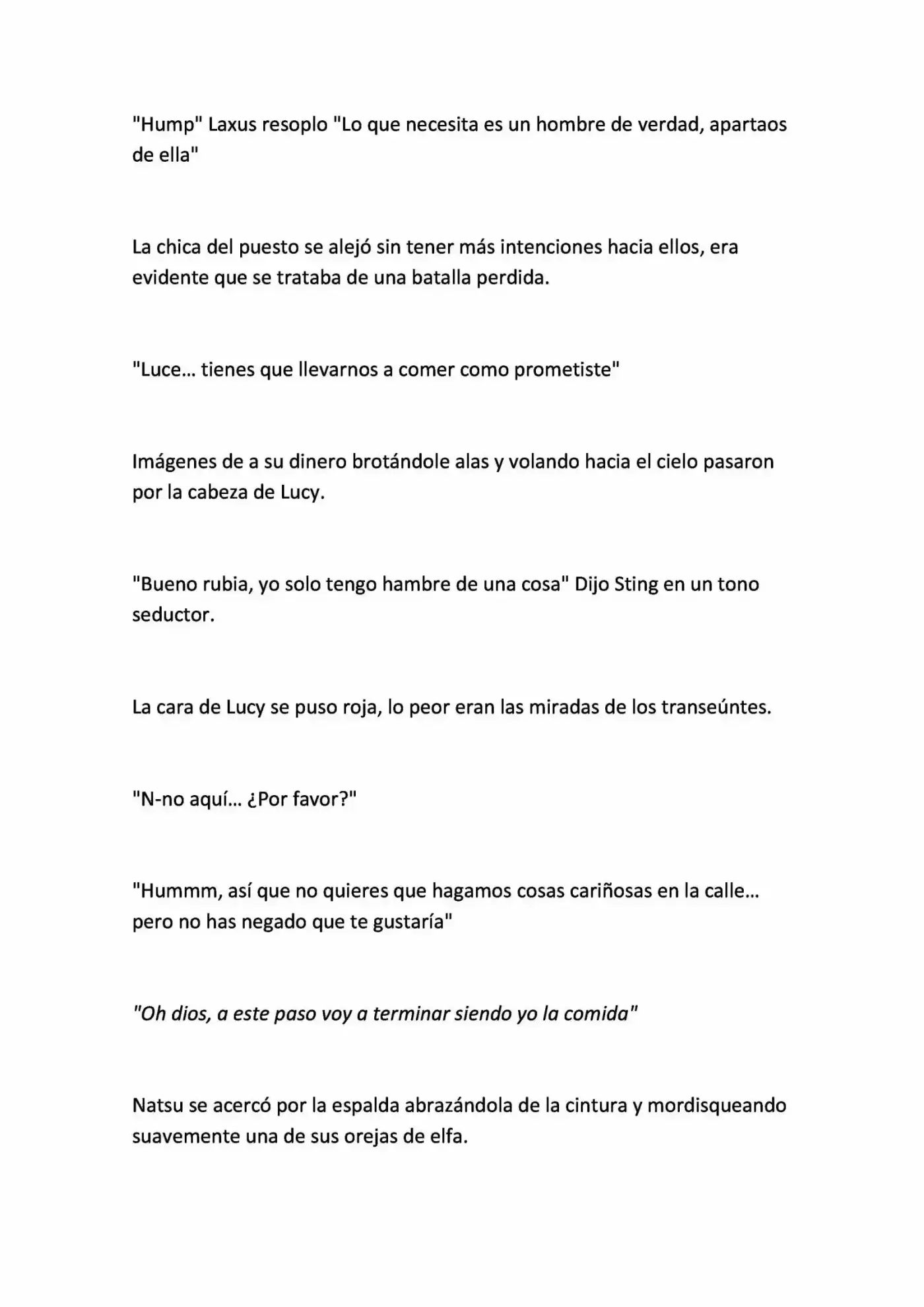 Lucy Heartfilia, La Nueva Gobernante (Un Fanfic De Fairy Tail) (Novela) - Capítulo 2 - Página 12 - LectorTMOo