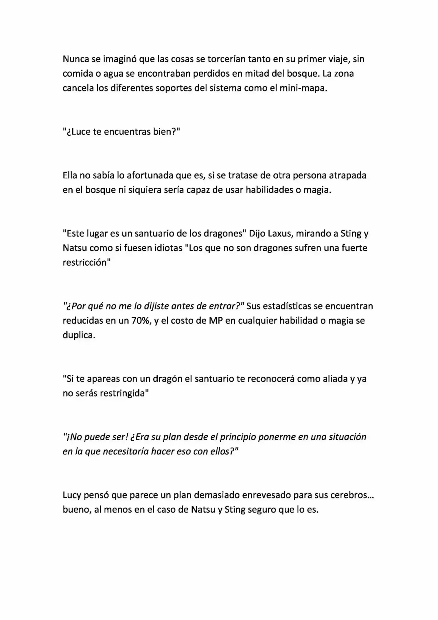 Lucy Heartfilia, La Nueva Gobernante (Un Fanfic De Fairy Tail) (Novela) - Capítulo 3 - Página 7 - LectorTMOo
