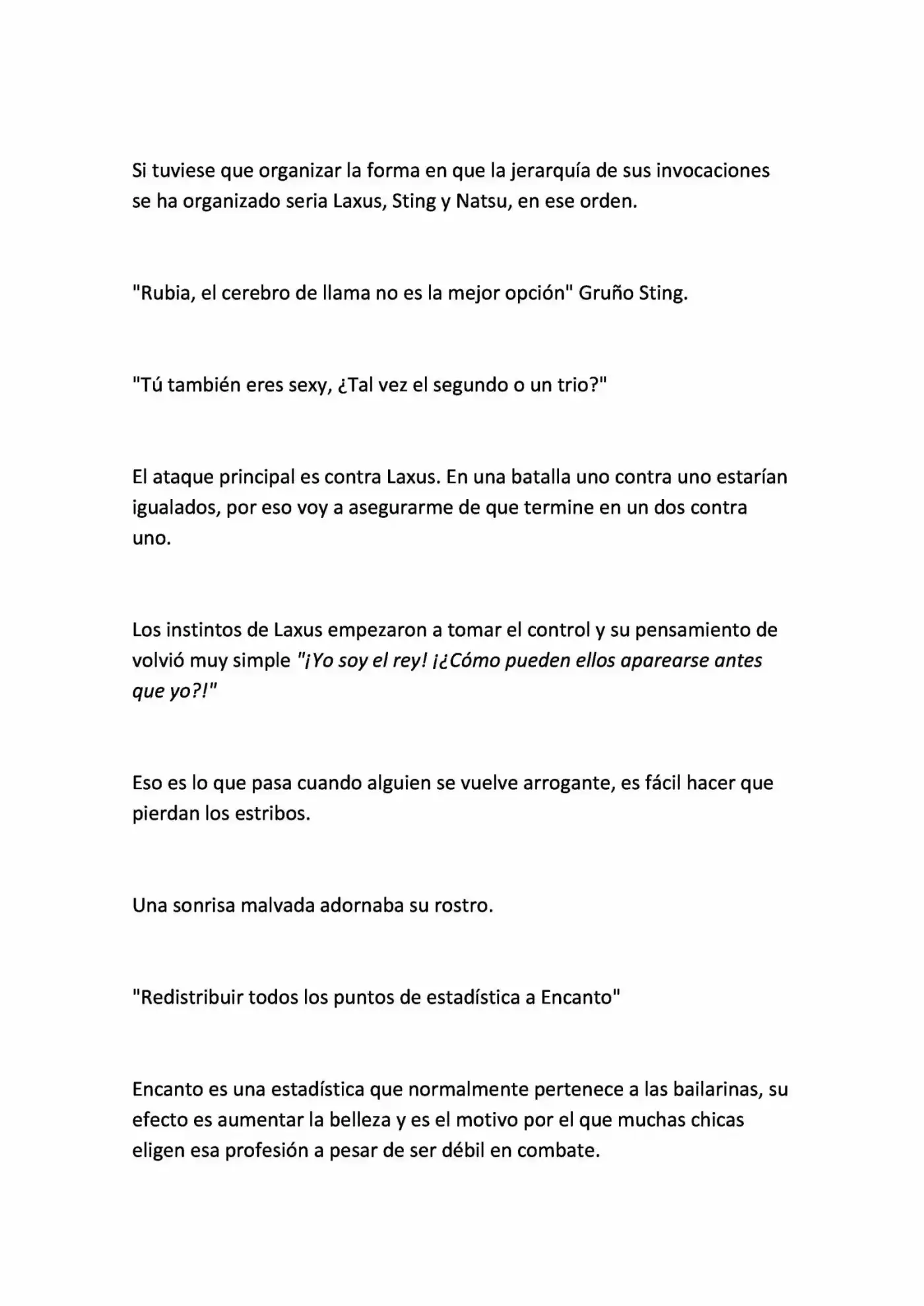 Lucy Heartfilia, La Nueva Gobernante (Un Fanfic De Fairy Tail) (Novela) - Capítulo 3 - Página 9 - LectorTMOo