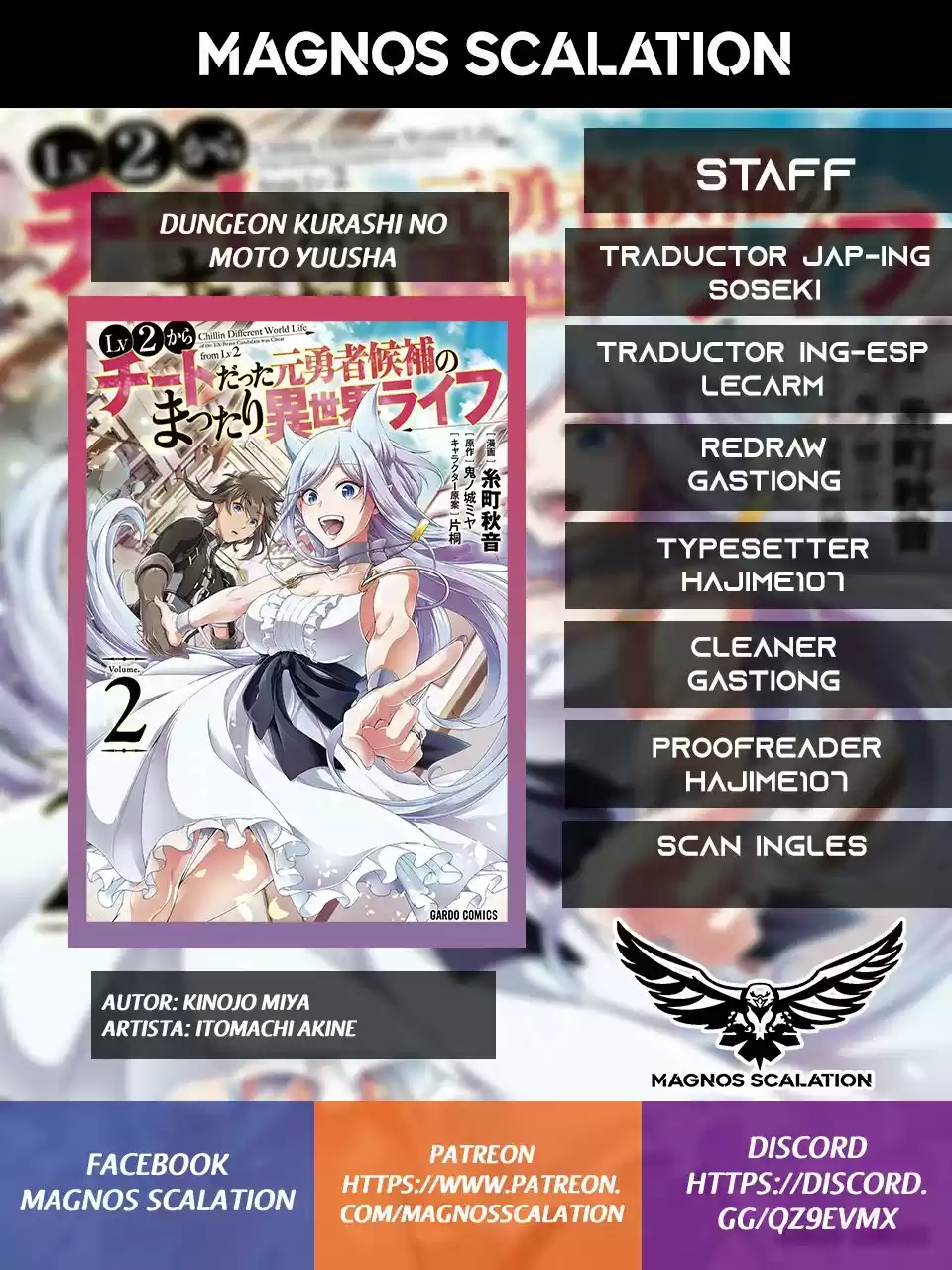Lv2 Kara Cheat Datta Moto Yuusha Kouho No Mattari Isekai Life - Capítulo 14.50 - Página 1 - LectorTMOo