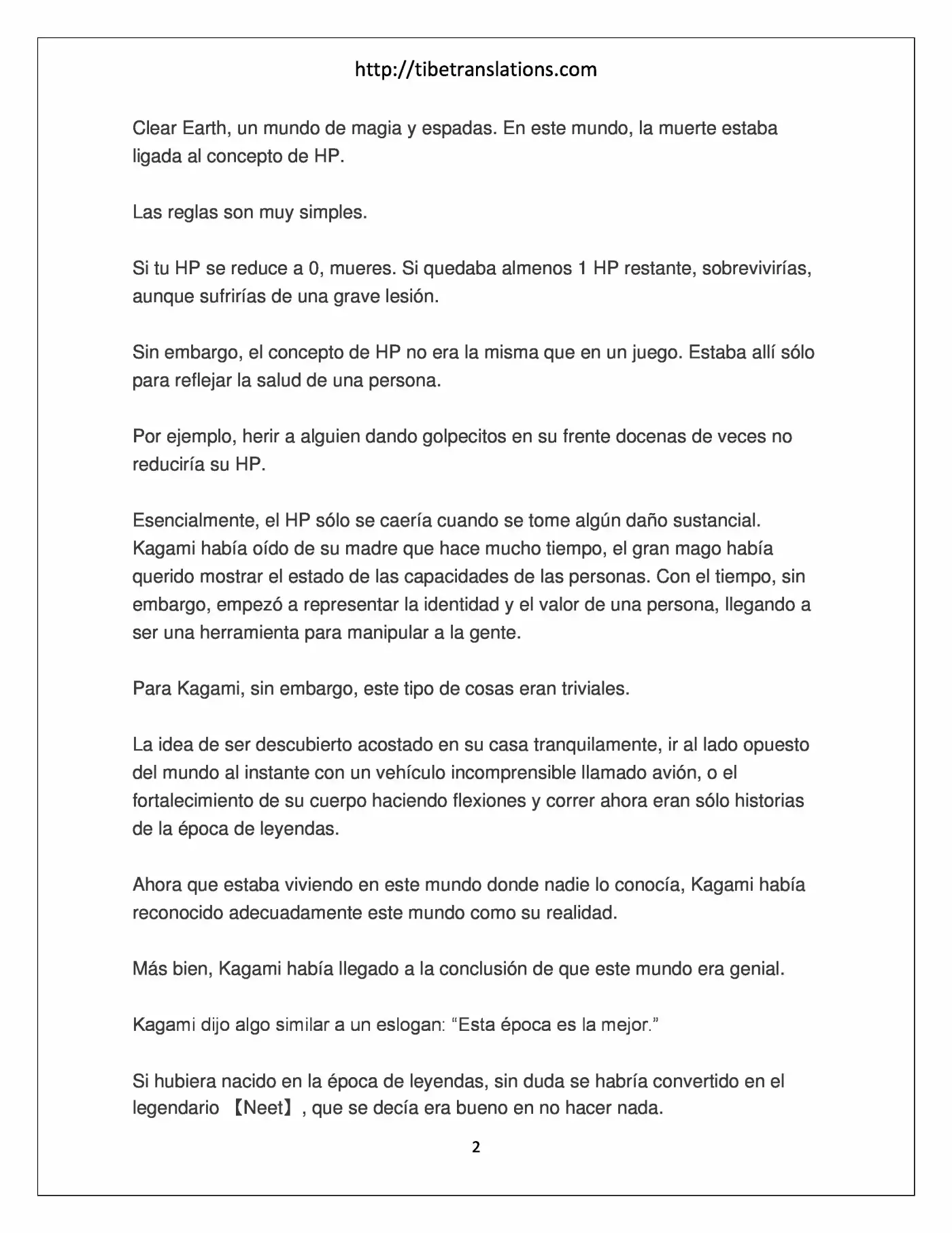 LV999 Villager (Novela) - Capítulo 1.10 - Página 2 - LectorTMOo