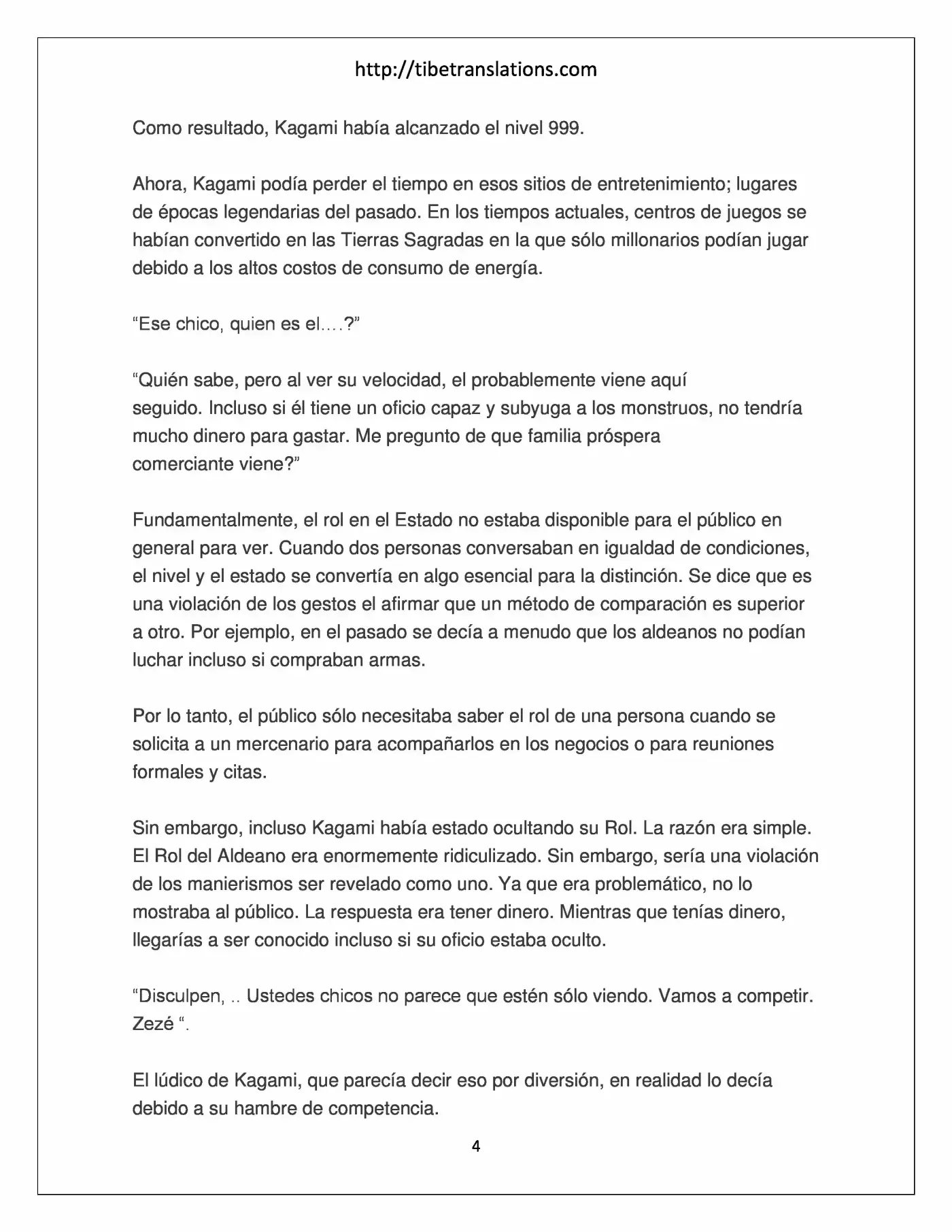 LV999 Villager (Novela) - Capítulo 1.10 - Página 4 - LectorTMOo
