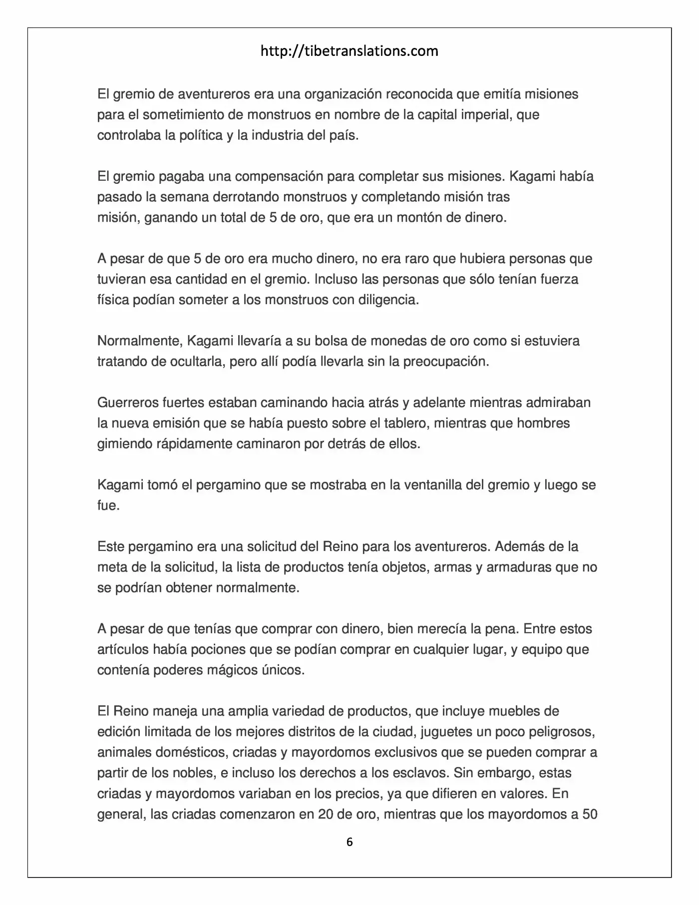 LV999 Villager (Novela) - Capítulo 1.10 - Página 6 - LectorTMOo