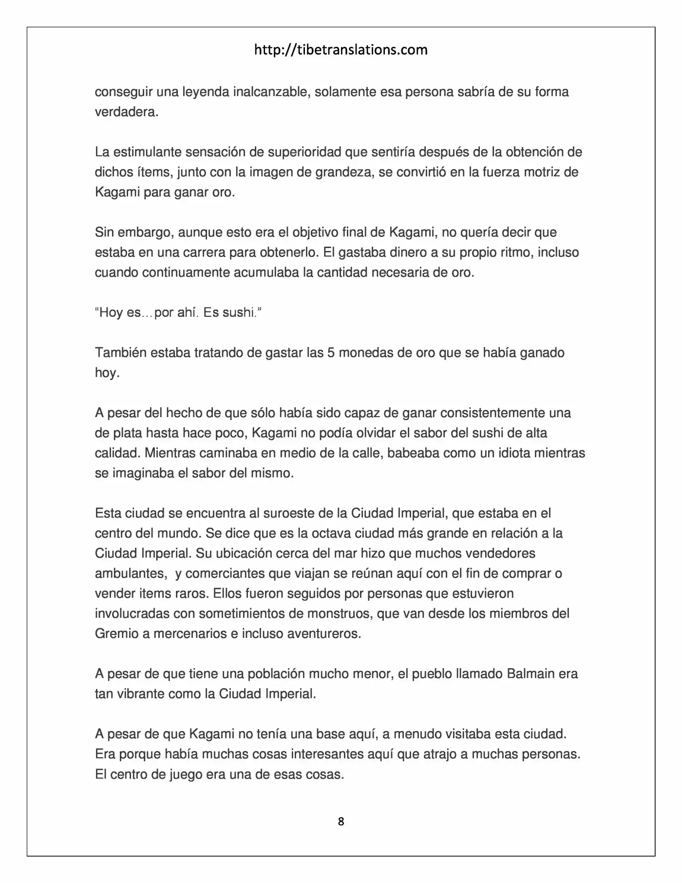 LV999 Villager (Novela) - Capítulo 1.10 - Página 8 - LectorTMOo
