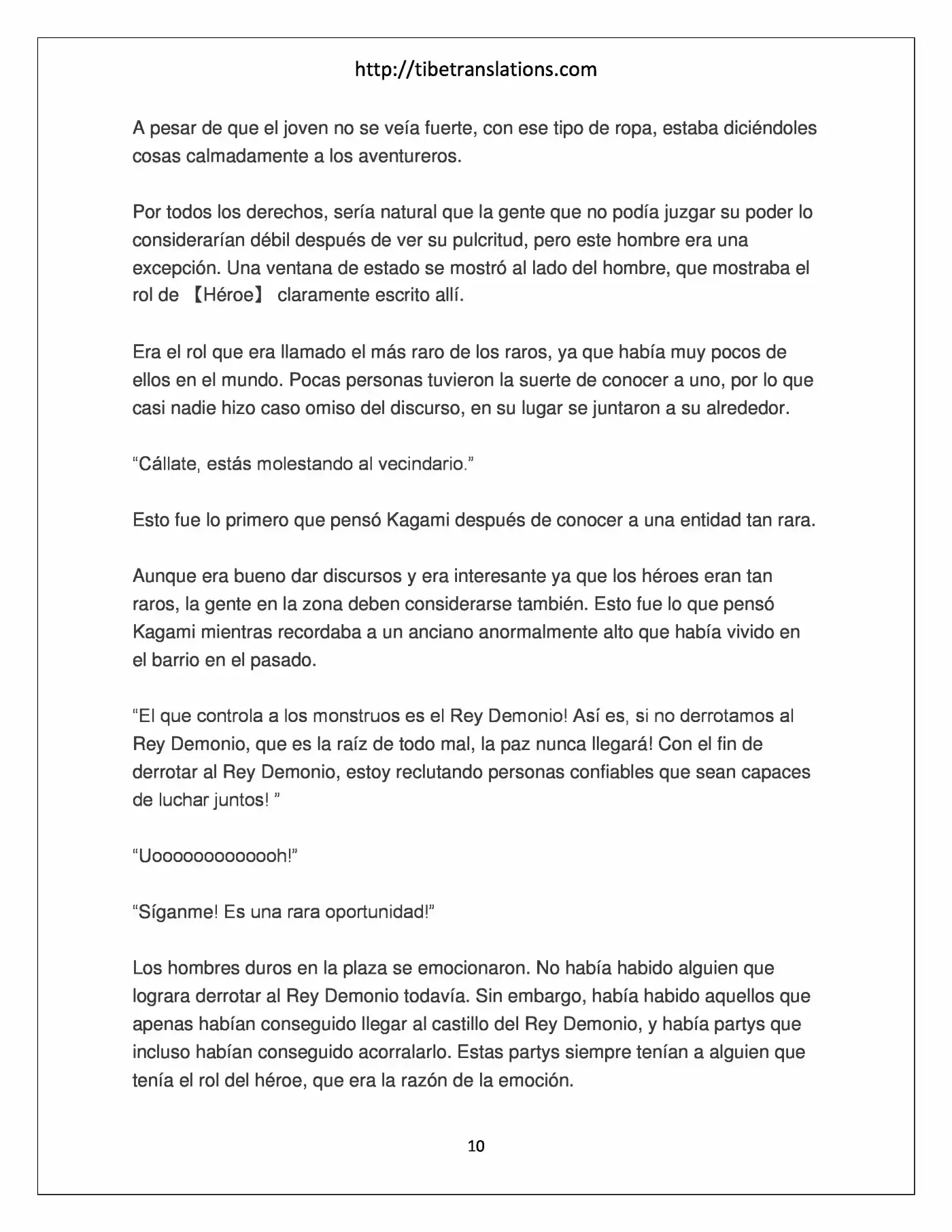 LV999 Villager (Novela) - Capítulo 1.10 - Página 10 - LectorTMOo