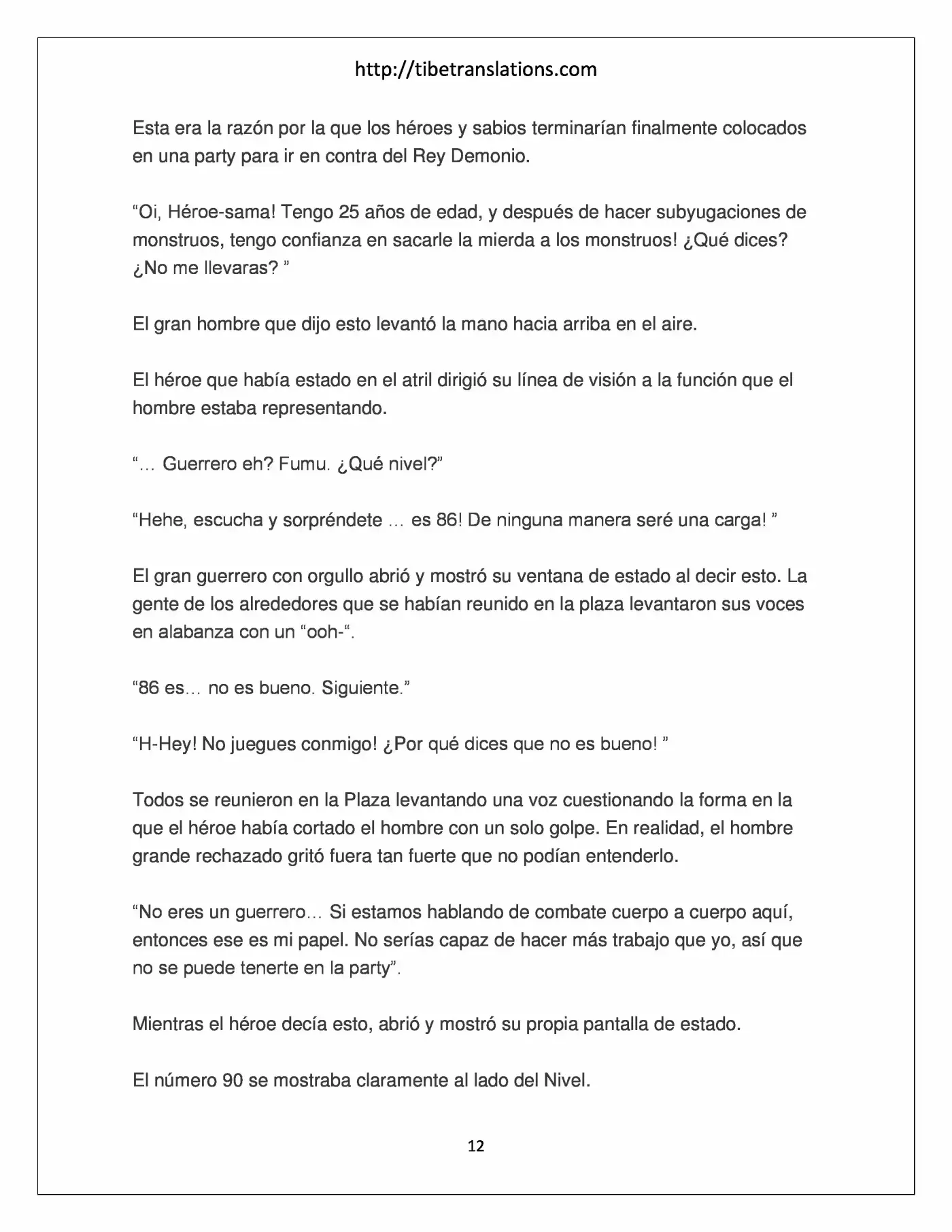 LV999 Villager (Novela) - Capítulo 1.10 - Página 12 - LectorTMOo