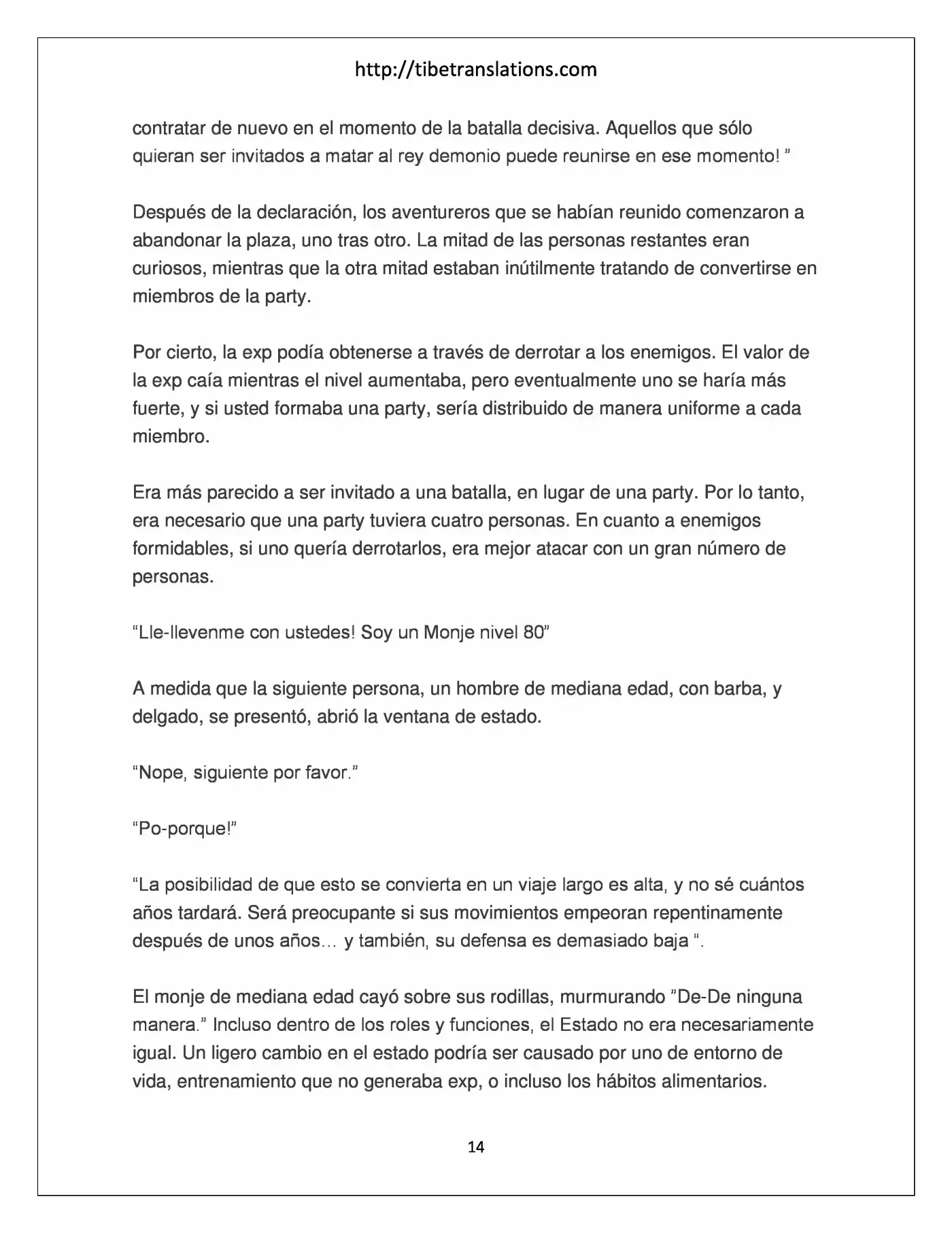 LV999 Villager (Novela) - Capítulo 1.10 - Página 14 - LectorTMOo