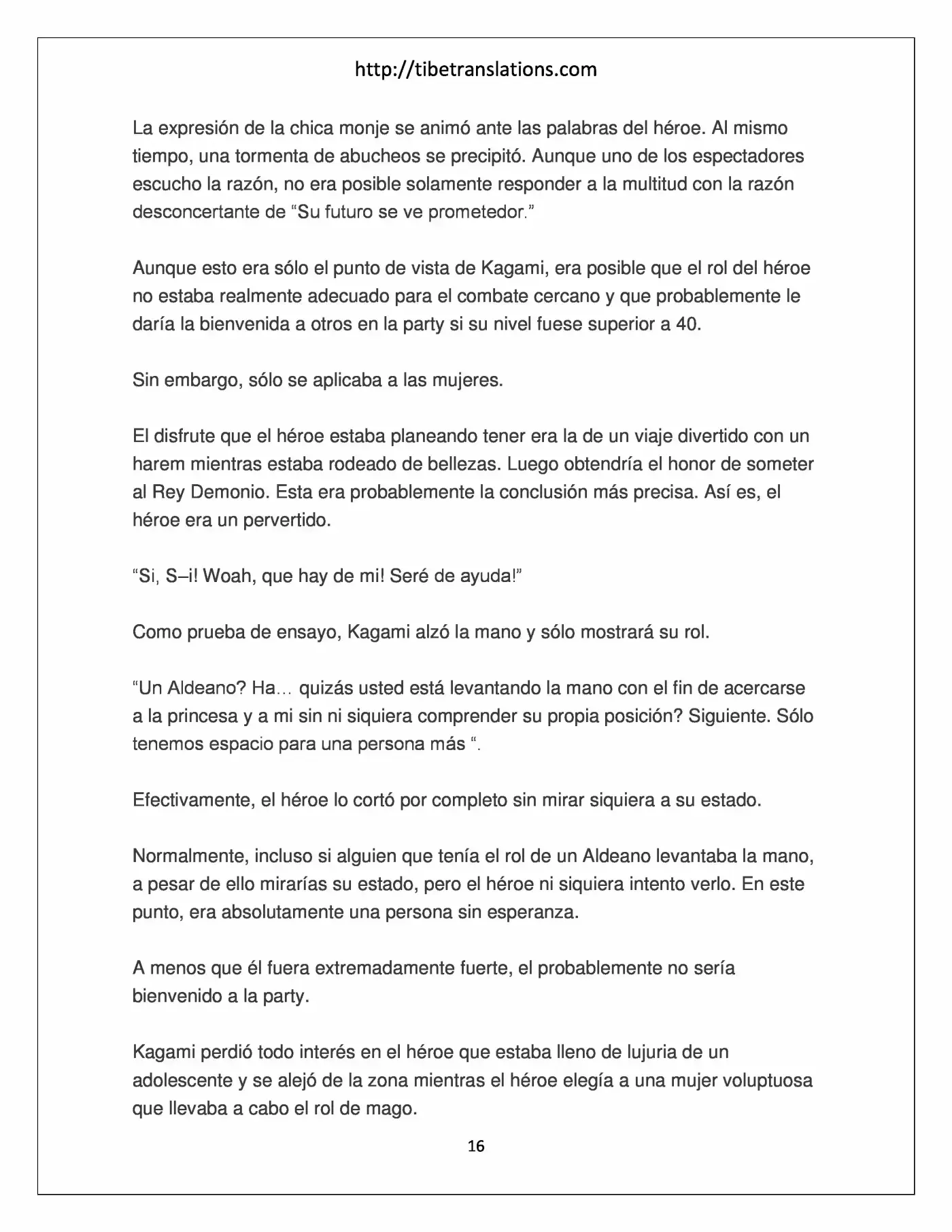 LV999 Villager (Novela) - Capítulo 1.10 - Página 16 - LectorTMOo
