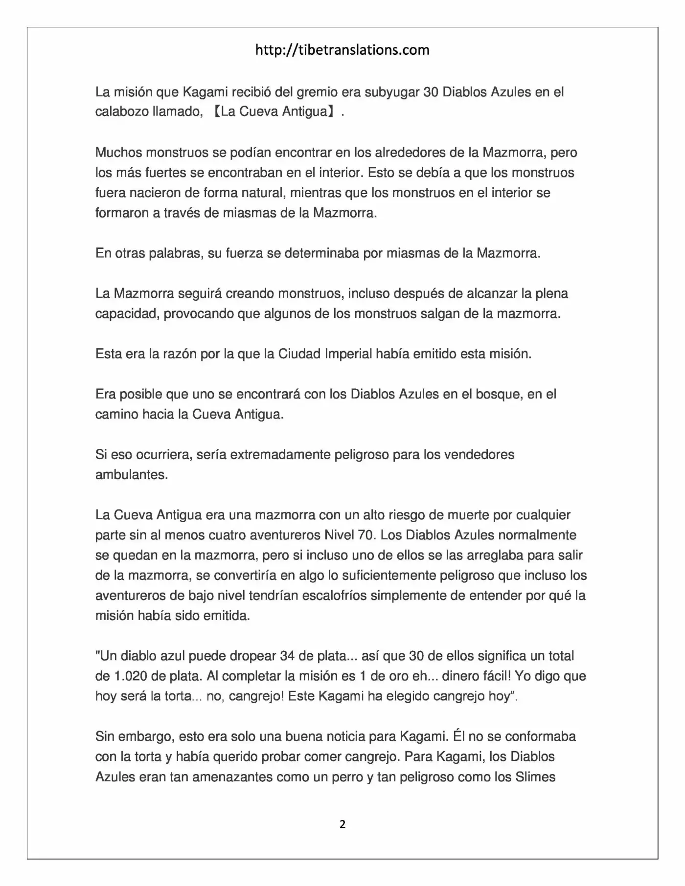 LV999 Villager (Novela) - Capítulo 1.20 - Página 2 - LectorTMOo