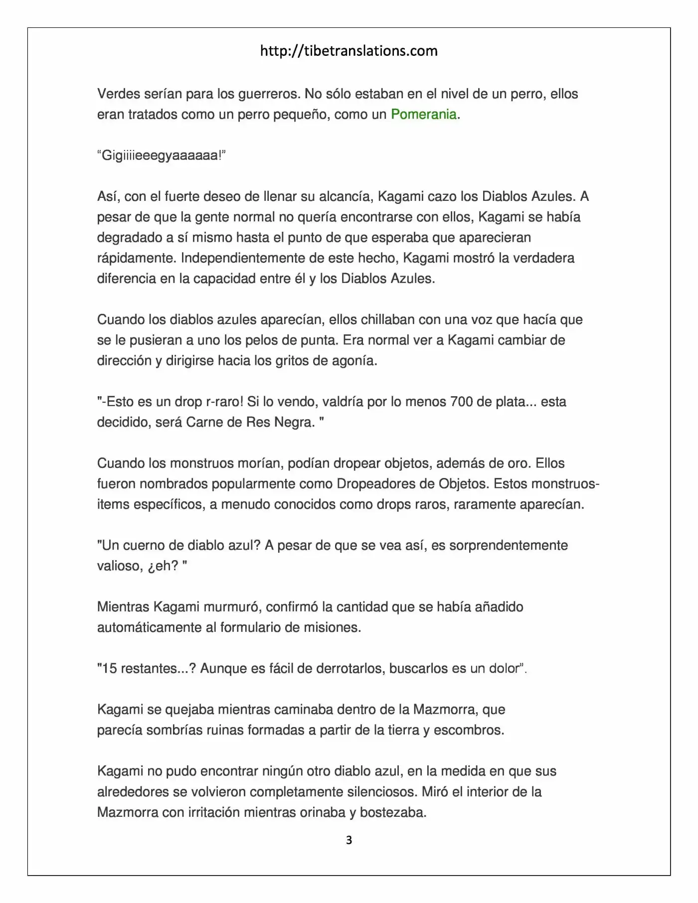 LV999 Villager (Novela) - Capítulo 1.20 - Página 3 - LectorTMOo