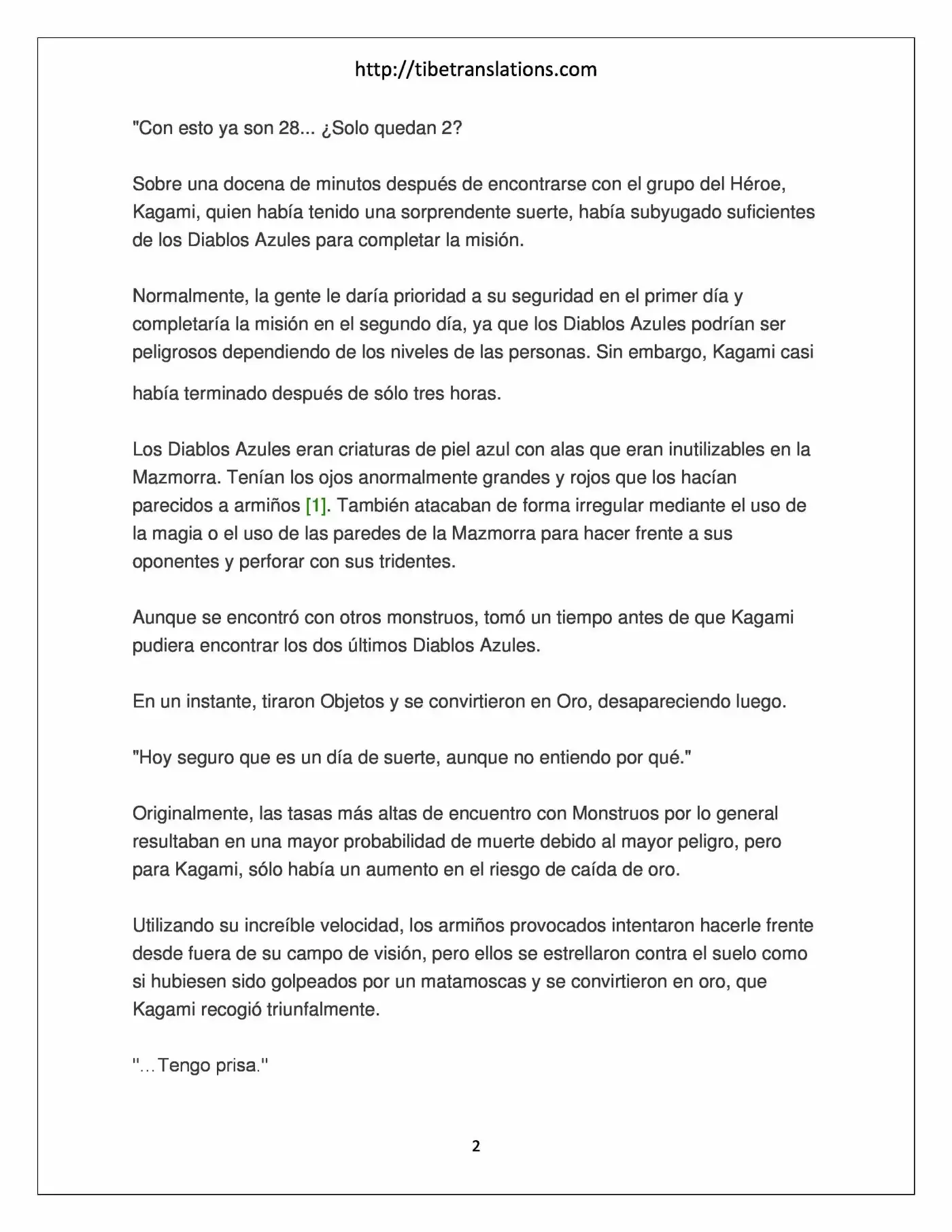 LV999 Villager (Novela) - Capítulo 1.30 - Página 2 - LectorTMOo