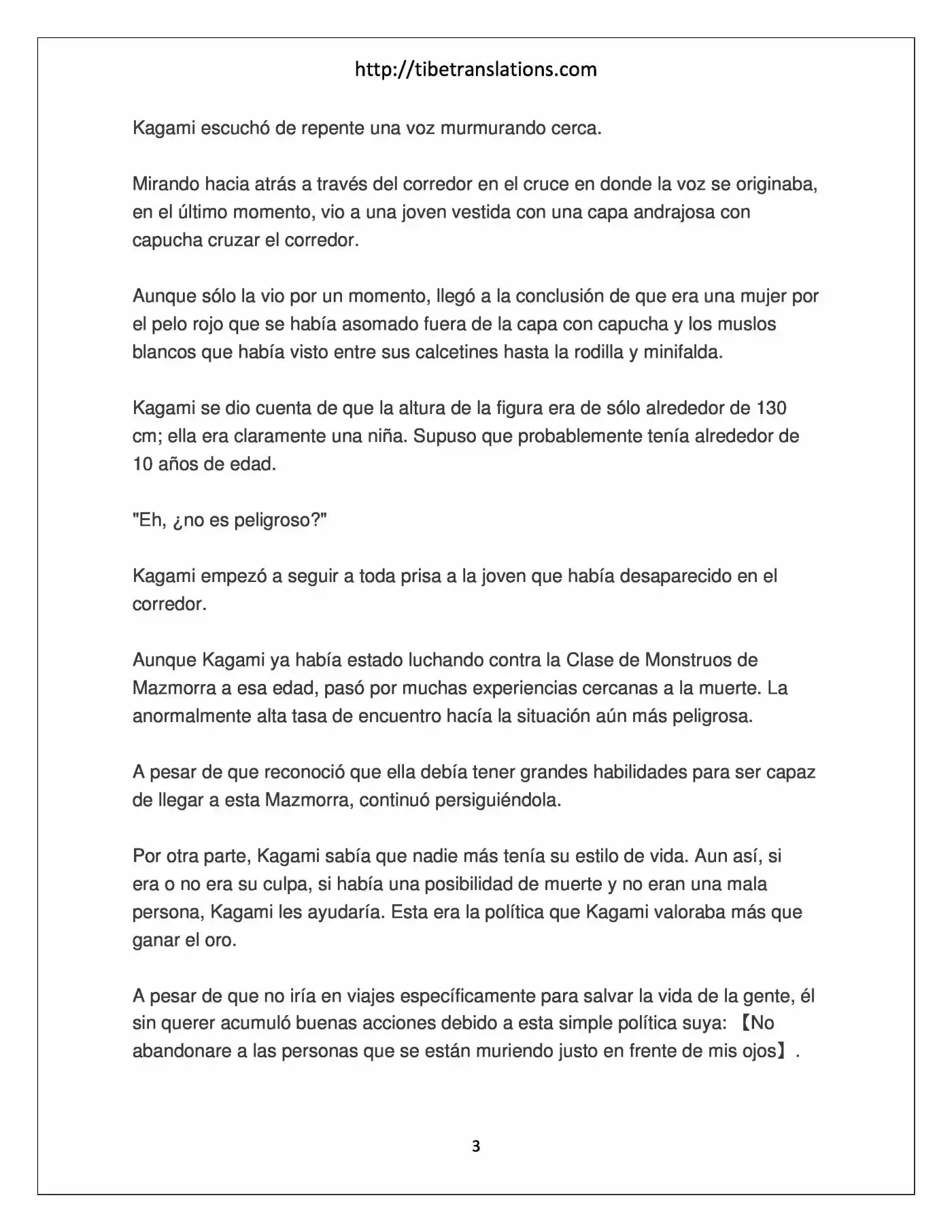 LV999 Villager (Novela) - Capítulo 1.30 - Página 3 - LectorTMOo