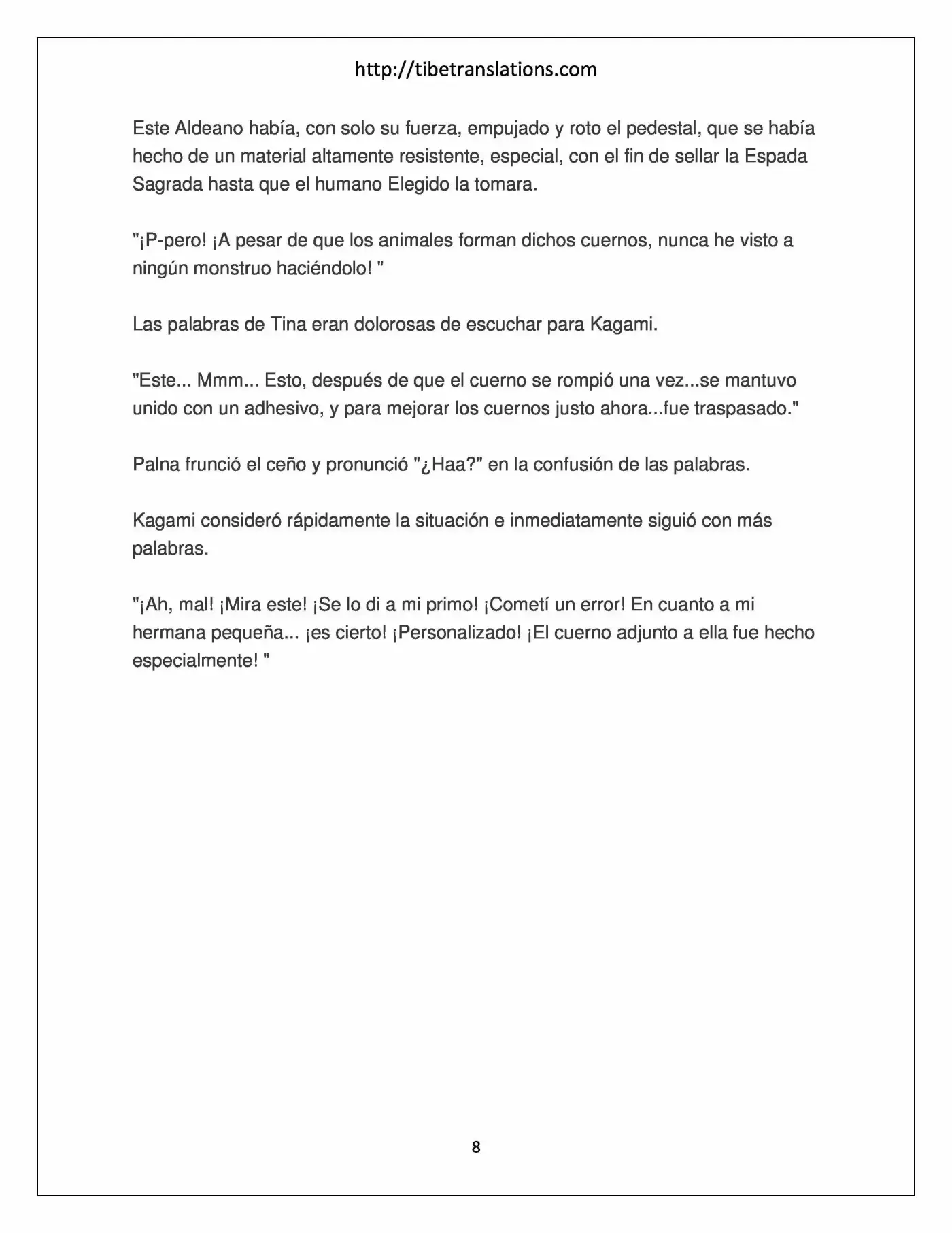 LV999 Villager (Novela) - Capítulo 1.60 - Página 8 - LectorTMOo