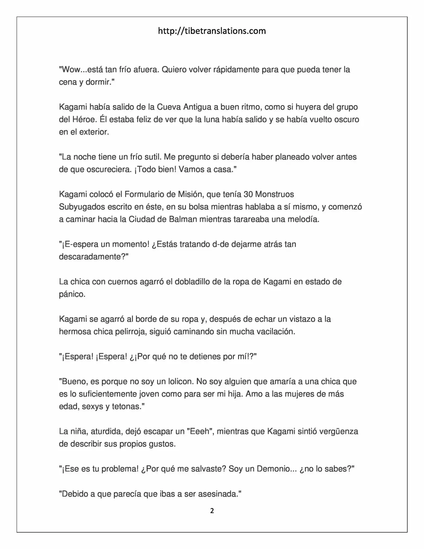 LV999 Villager (Novela) - Capítulo 2.20 - Página 2 - LectorTMOo