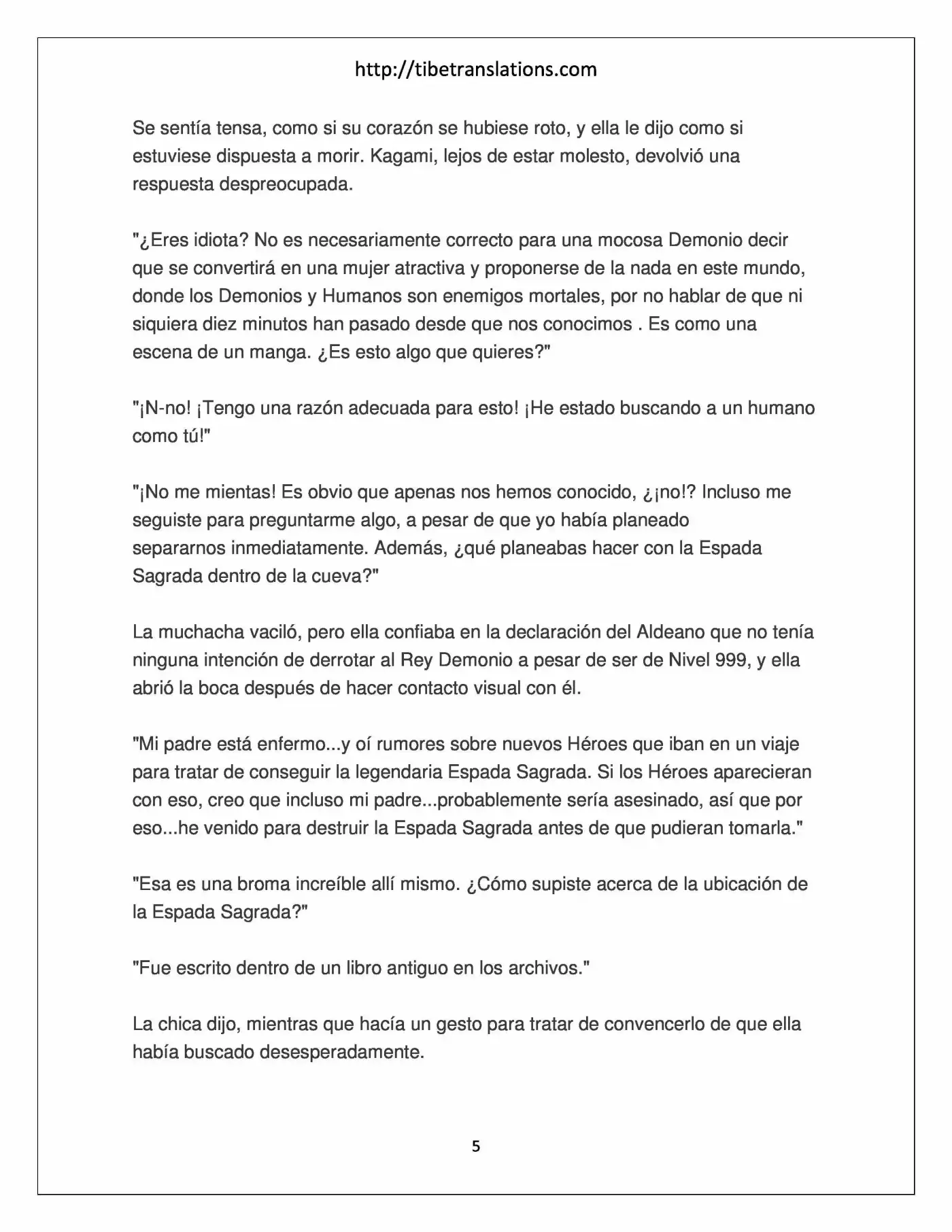 LV999 Villager (Novela) - Capítulo 2.20 - Página 5 - LectorTMOo
