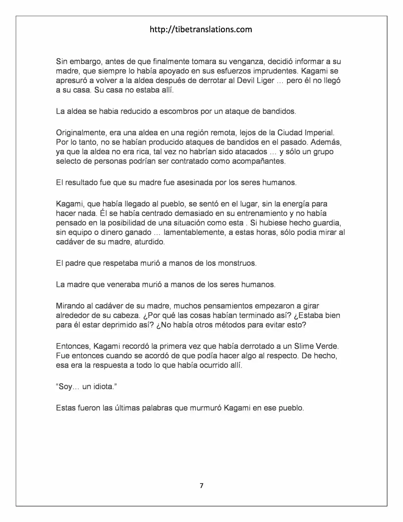 LV999 Villager (Novela) - Capítulo 2.50 - Página 7 - LectorTMOo
