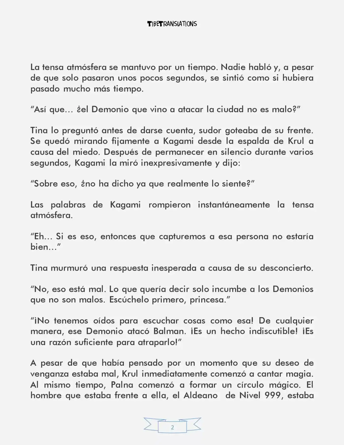 LV999 Villager (Novela) - Capítulo 3.4 - Página 2 - LectorTMOo