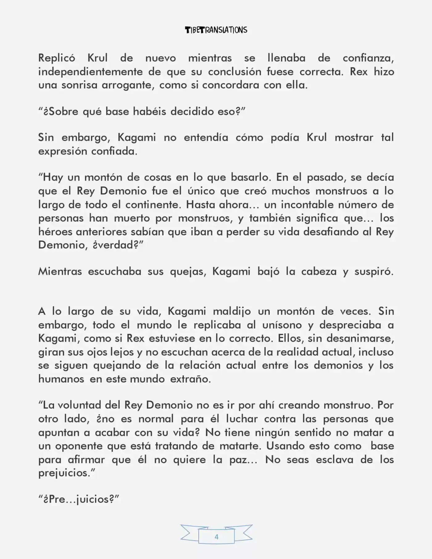 LV999 Villager (Novela) - Capítulo 3.4 - Página 4 - LectorTMOo
