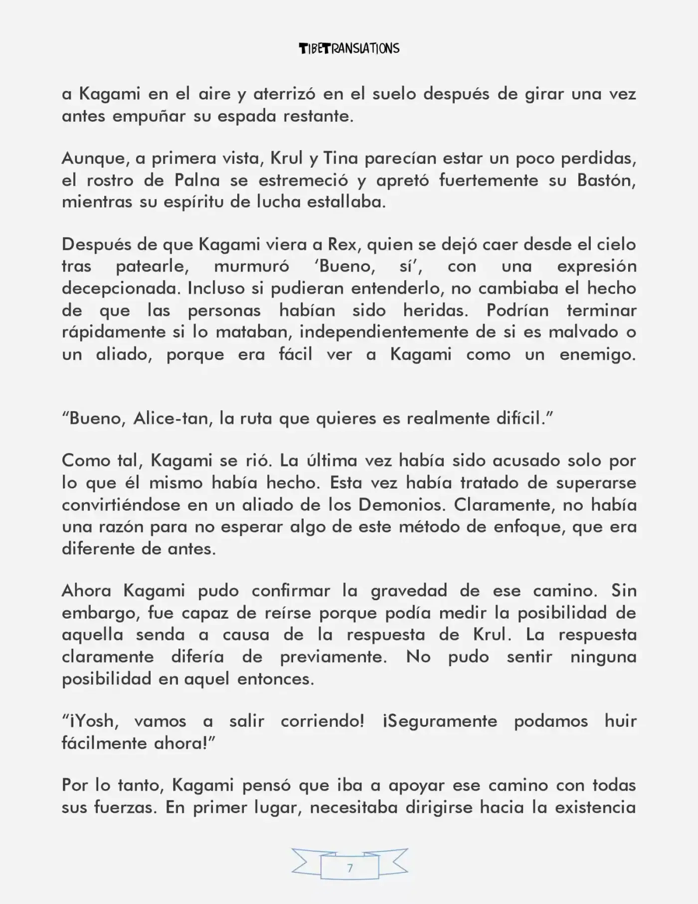LV999 Villager (Novela) - Capítulo 3.4 - Página 7 - LectorTMOo