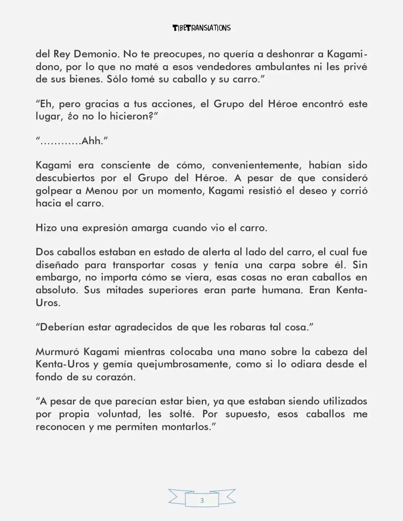 LV999 Villager (Novela) - Capítulo 3.5 - Página 3 - LectorTMOo