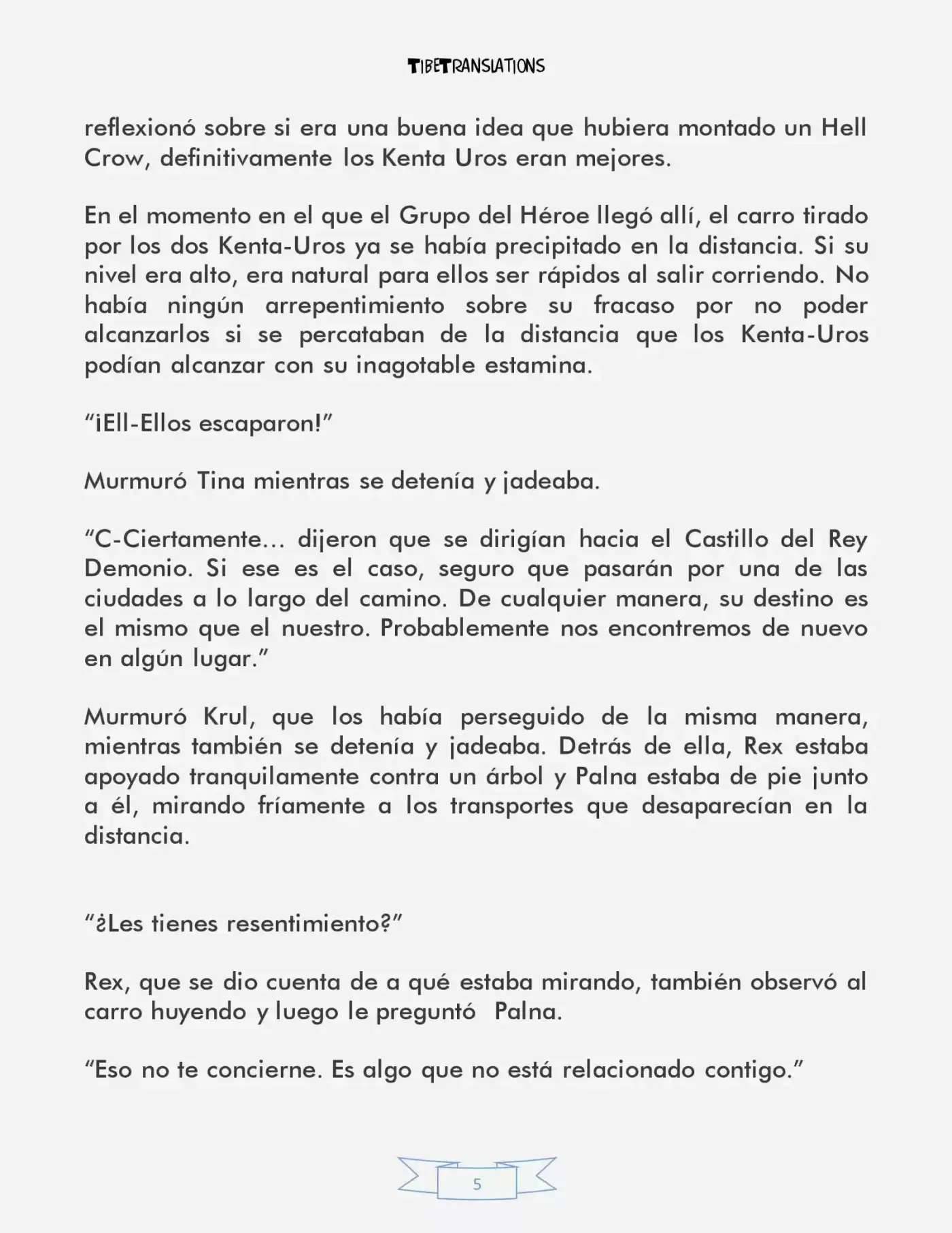 LV999 Villager (Novela) - Capítulo 3.5 - Página 5 - LectorTMOo