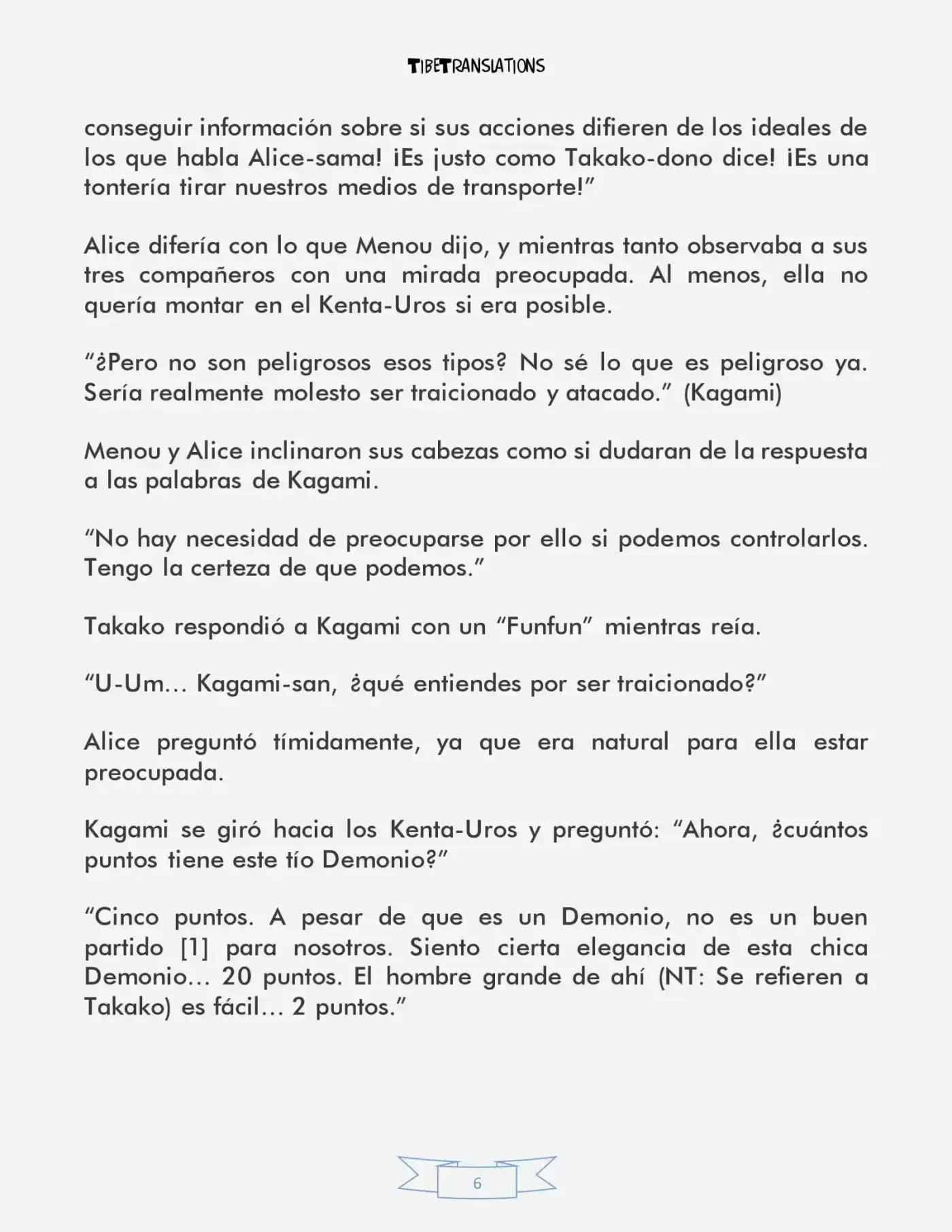 LV999 Villager (Novela) - Capítulo 3.6 - Página 6 - LectorTMOo