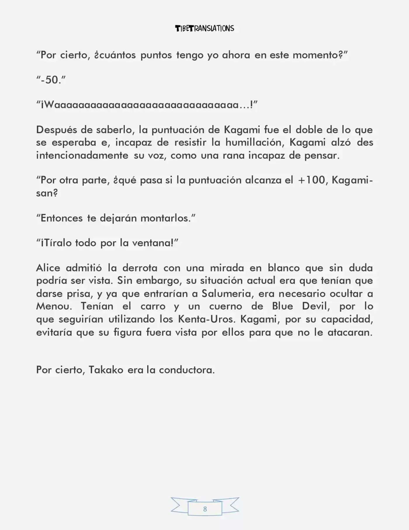 LV999 Villager (Novela) - Capítulo 3.6 - Página 8 - LectorTMOo