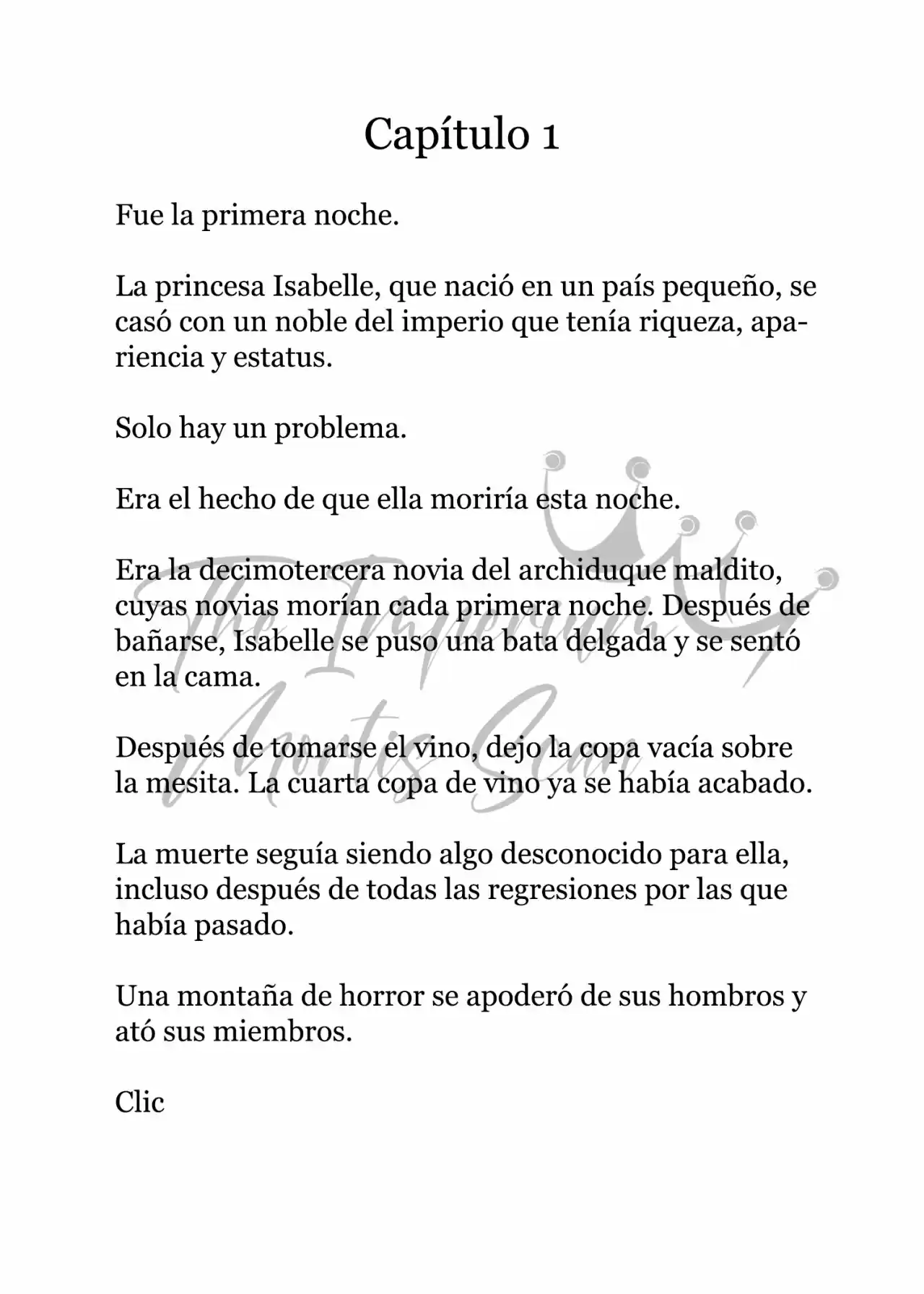 Märchen Para Una Villana (Novela) - Capítulo 1 - Página 5 - LectorTMOo