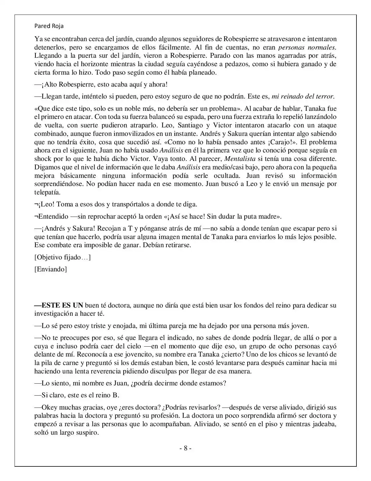 Más Allá Del Mundo (Reescrito) (Novela) - Capítulo 13 - Página 8 - LectorTMOo