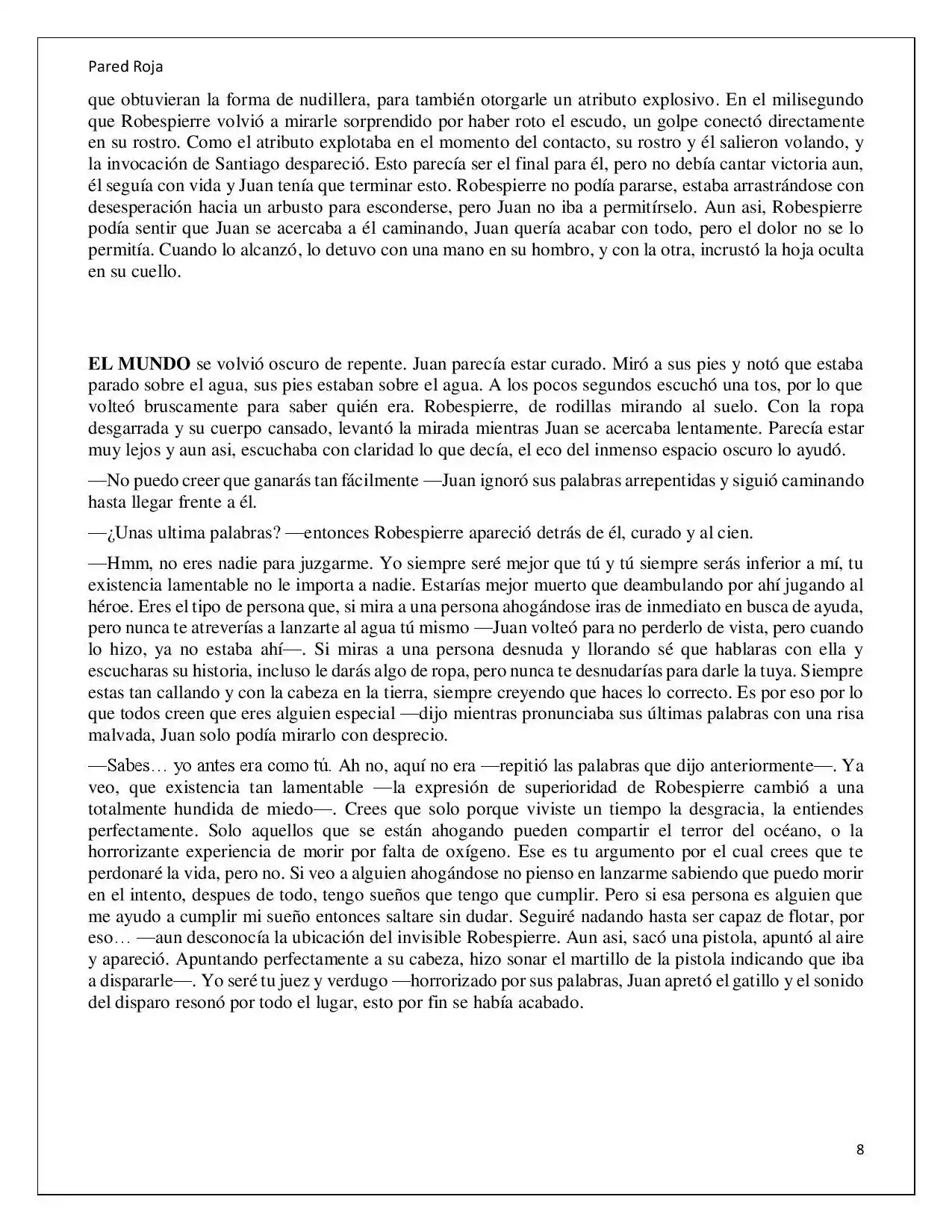 Más Allá Del Mundo (Reescrito) (Novela) - Capítulo 14 - Página 8 - LectorTMOo