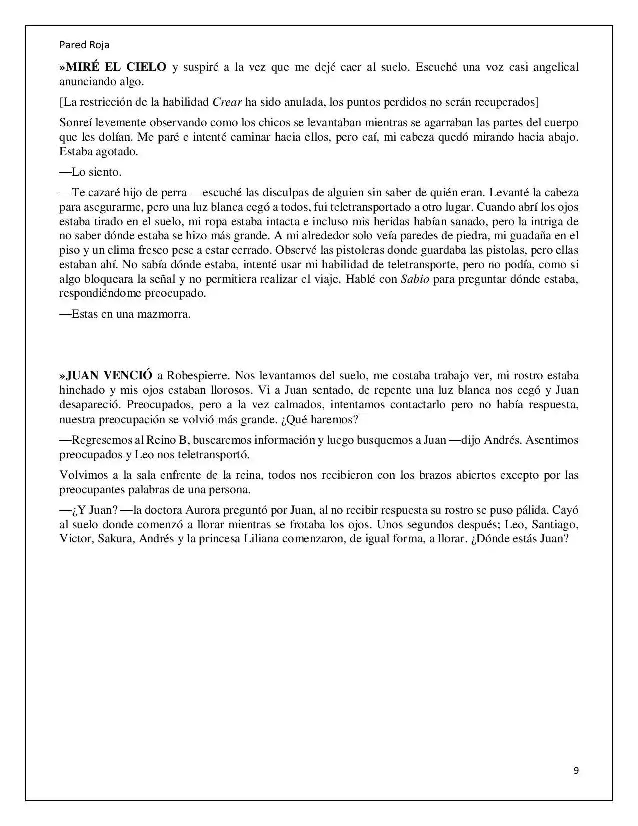 Más Allá Del Mundo (Reescrito) (Novela) - Capítulo 14 - Página 9 - LectorTMOo