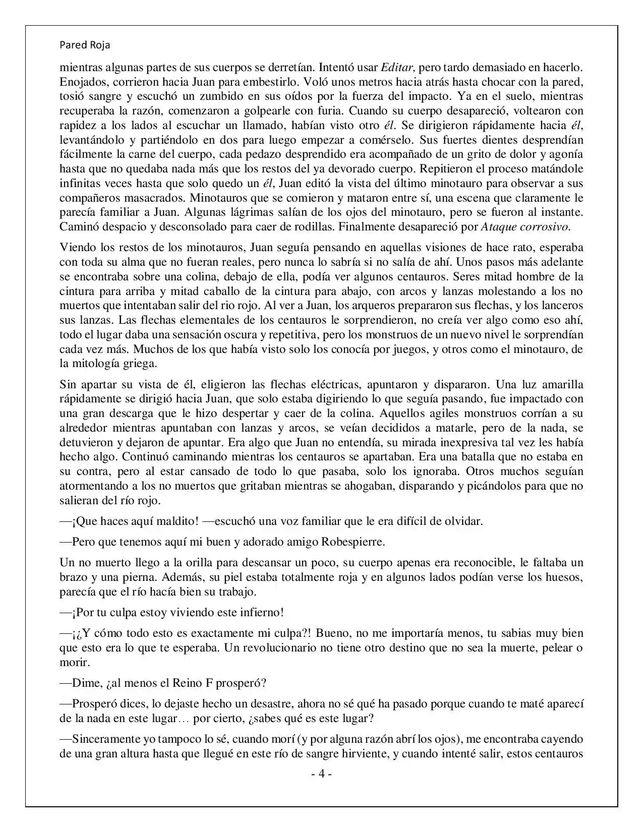 Más Allá Del Mundo (Reescrito) (Novela) - Capítulo 17 - Página 4 - LectorTMOo