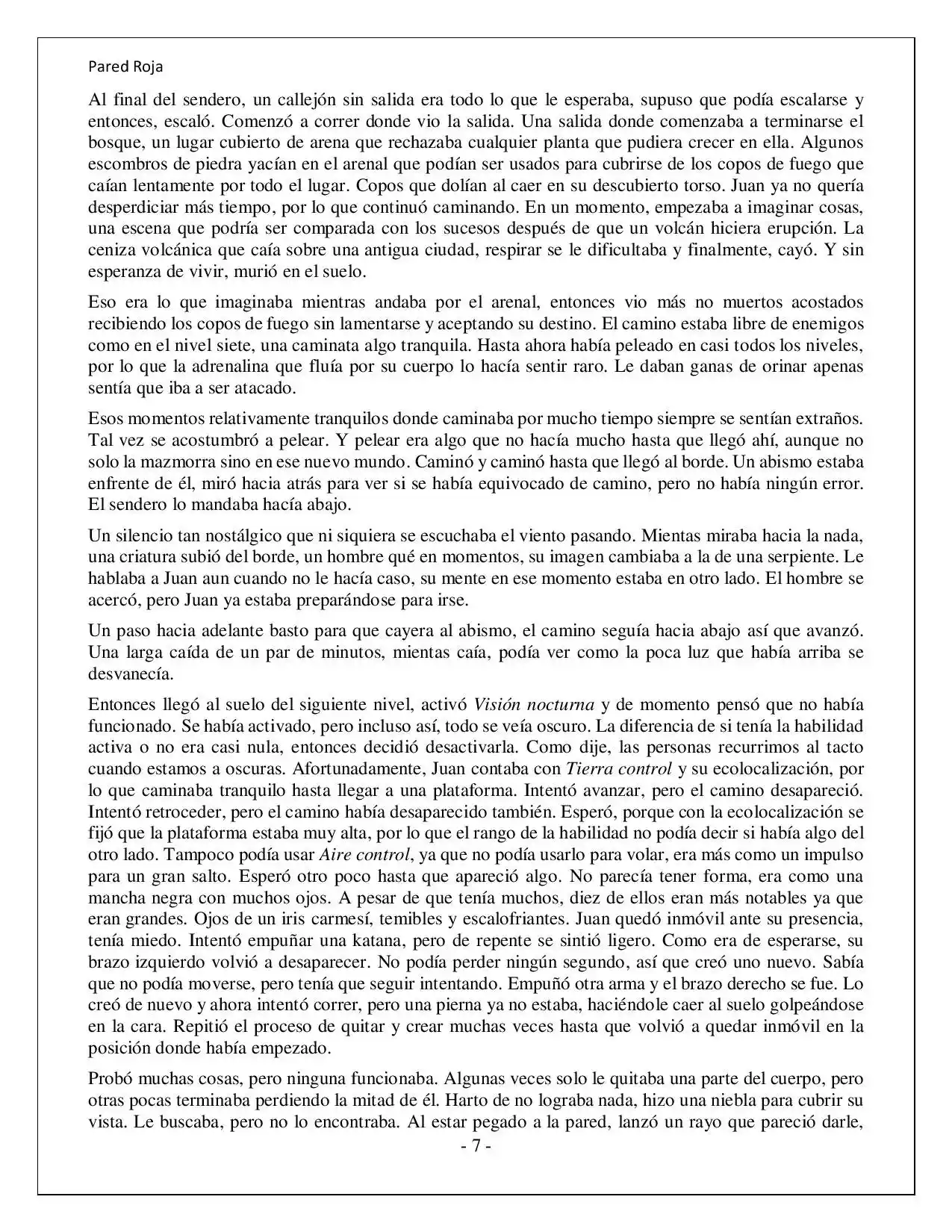 Más Allá Del Mundo (Reescrito) (Novela) - Capítulo 17 - Página 7 - LectorTMOo