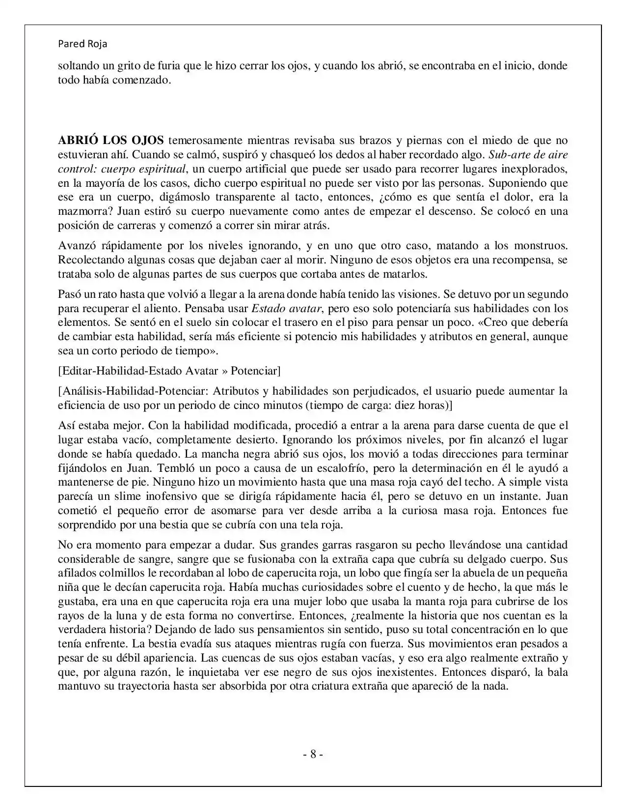 Más Allá Del Mundo (Reescrito) (Novela) - Capítulo 17 - Página 8 - LectorTMOo