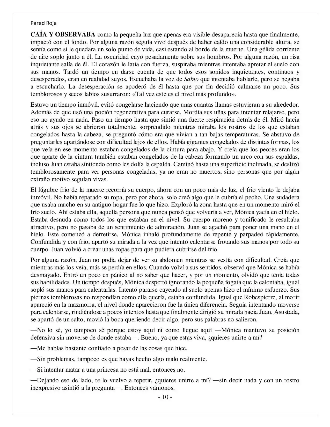 Más Allá Del Mundo (Reescrito) (Novela) - Capítulo 17 - Página 10 - LectorTMOo