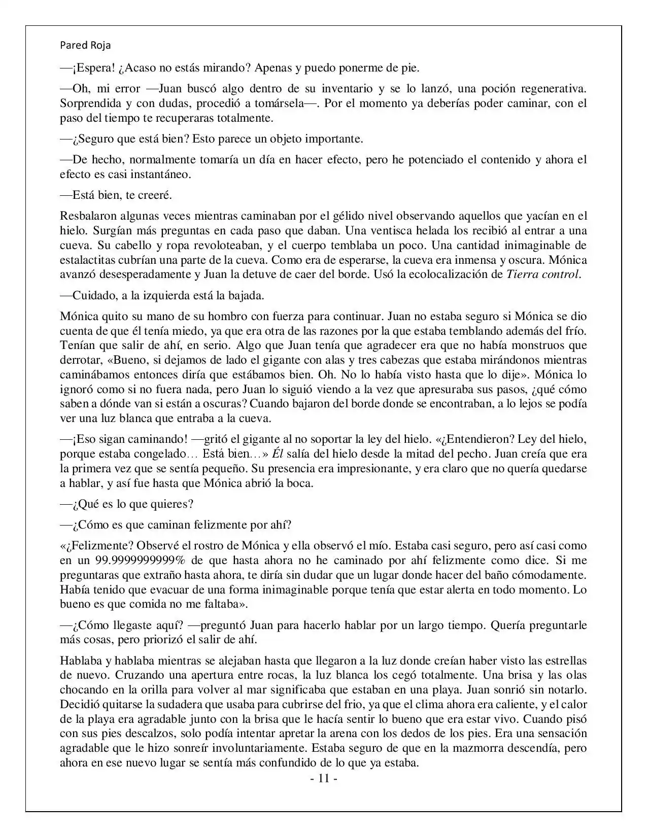 Más Allá Del Mundo (Reescrito) (Novela) - Capítulo 17 - Página 11 - LectorTMOo
