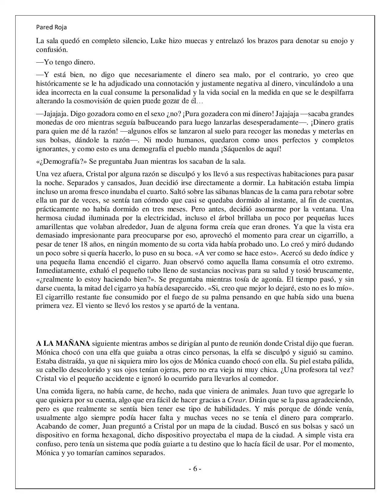 Más Allá Del Mundo (Reescrito) (Novela) - Capítulo 18 - Página 6 - LectorTMOo