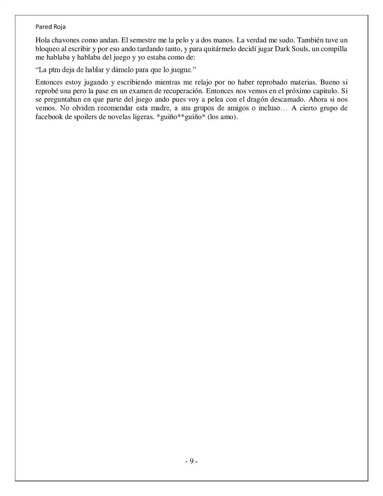 Más Allá Del Mundo (Reescrito) (Novela) - Capítulo 18 - Página 9 - LectorTMOo