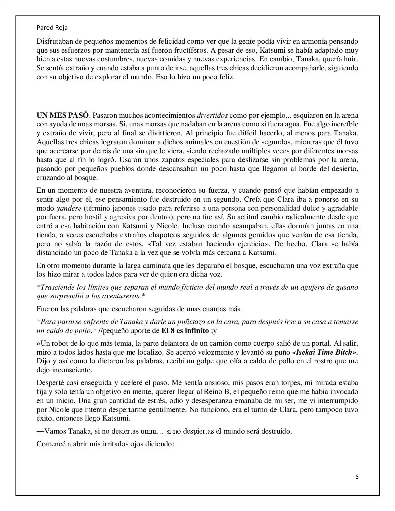 Más Allá Del Mundo (Reescrito) (Novela) - Capítulo 20 - Página 6 - LectorTMOo