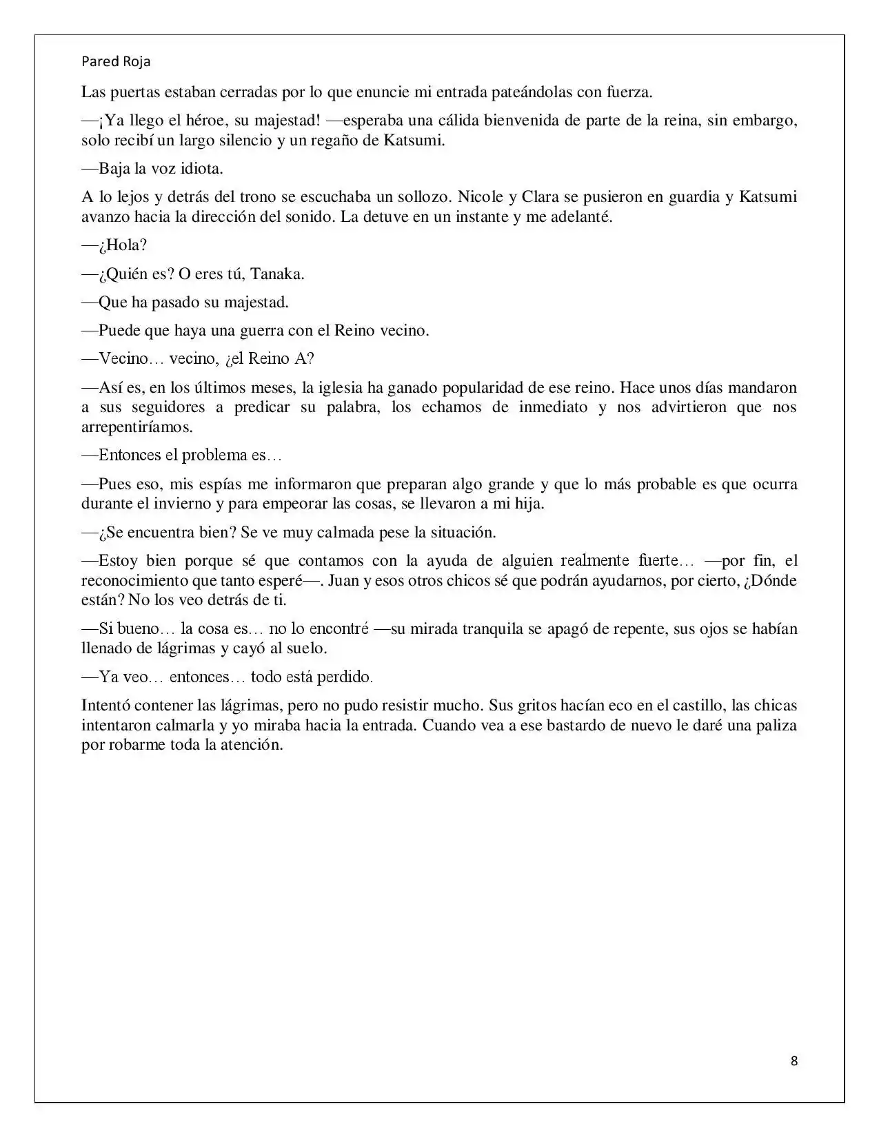 Más Allá Del Mundo (Reescrito) (Novela) - Capítulo 20 - Página 8 - LectorTMOo