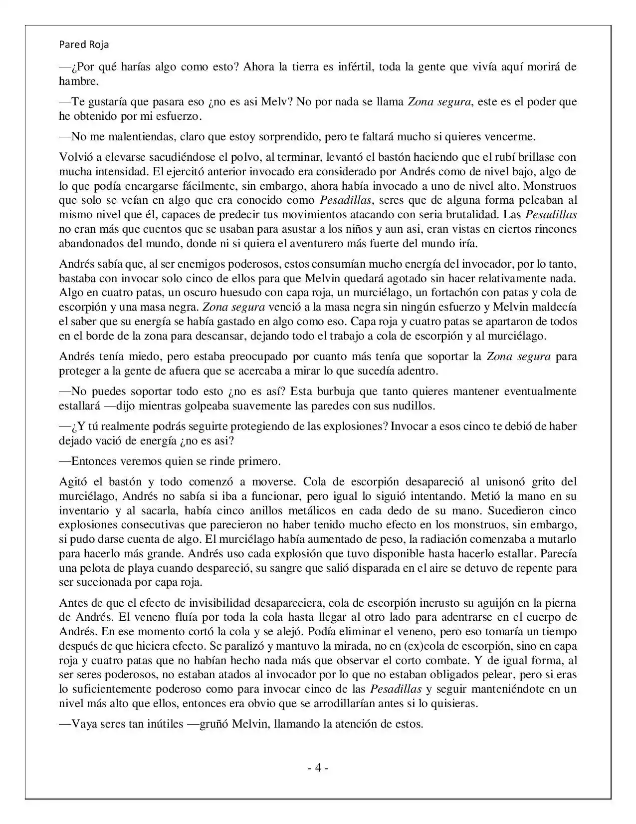 Más Allá Del Mundo (Reescrito) (Novela) - Capítulo 21 - Página 4 - LectorTMOo